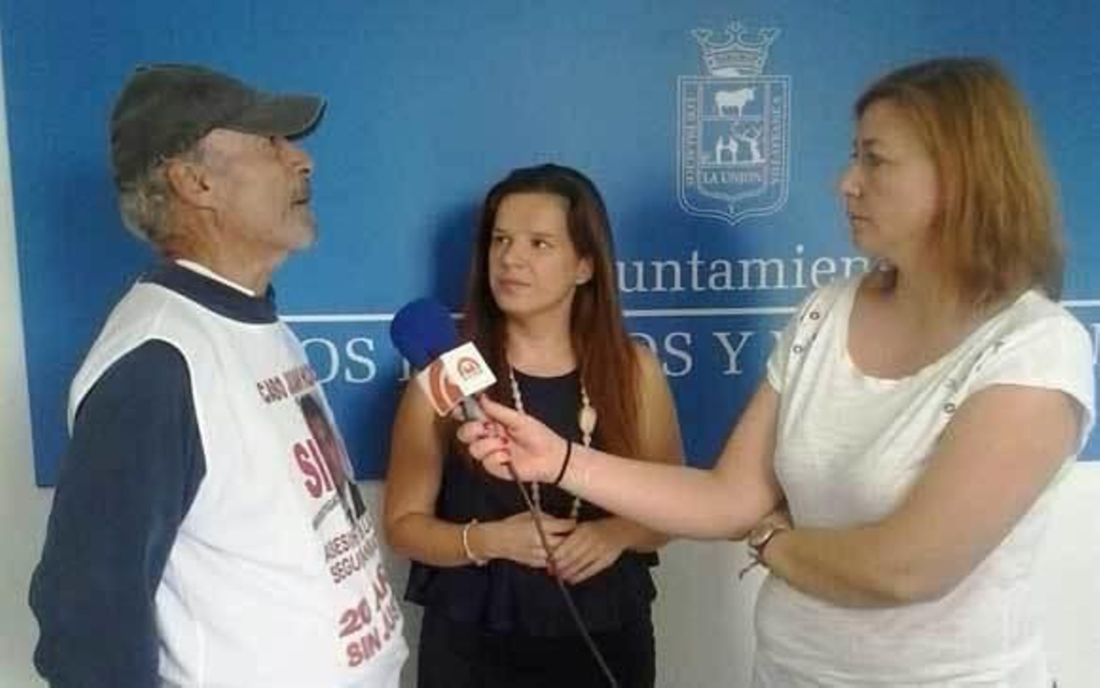 Francisco Holgado, ayer, en el Ayuntamiento de Los Palacios.