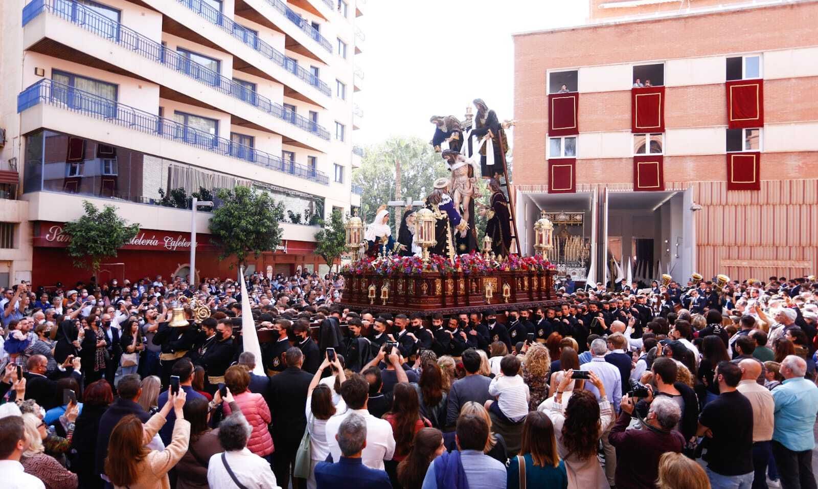 Las fotos del Descendimiento, en el Viernes Santo de Málaga