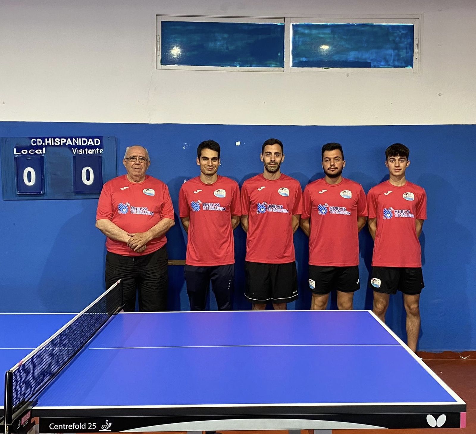 Equipo de Tercera Nacional del Hispanidad Tenis de Mesa.