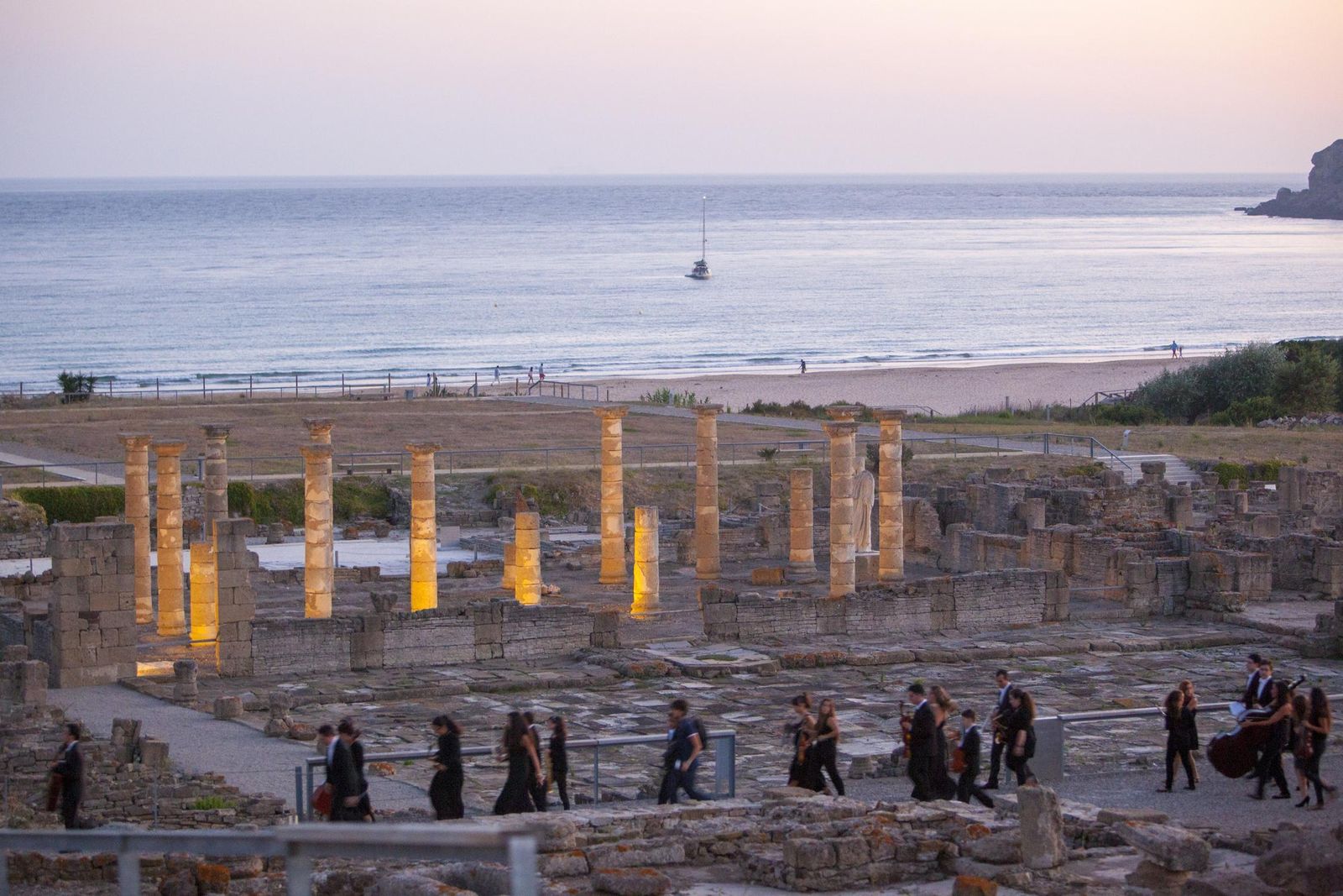 Conjunto arqueológico de Baelo Claudia, uno de los enclaves más visitados de Tarifa.