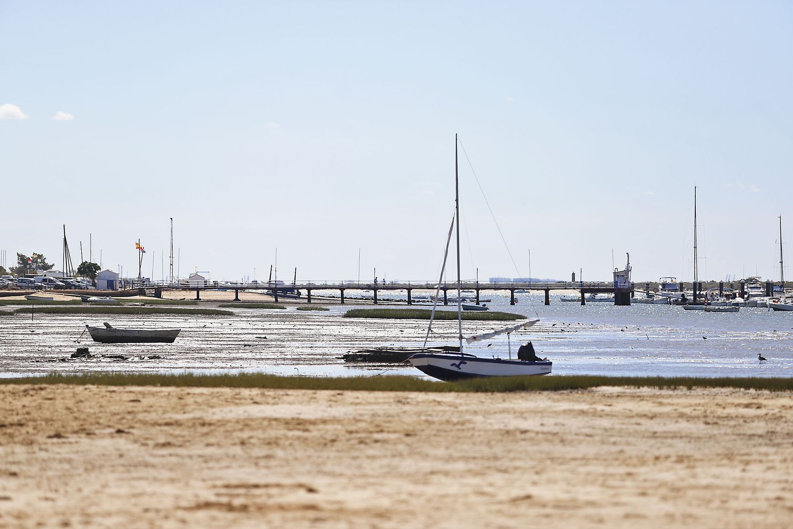 Imágenes de las playas de Huelva en el sábado 15 de agosto
