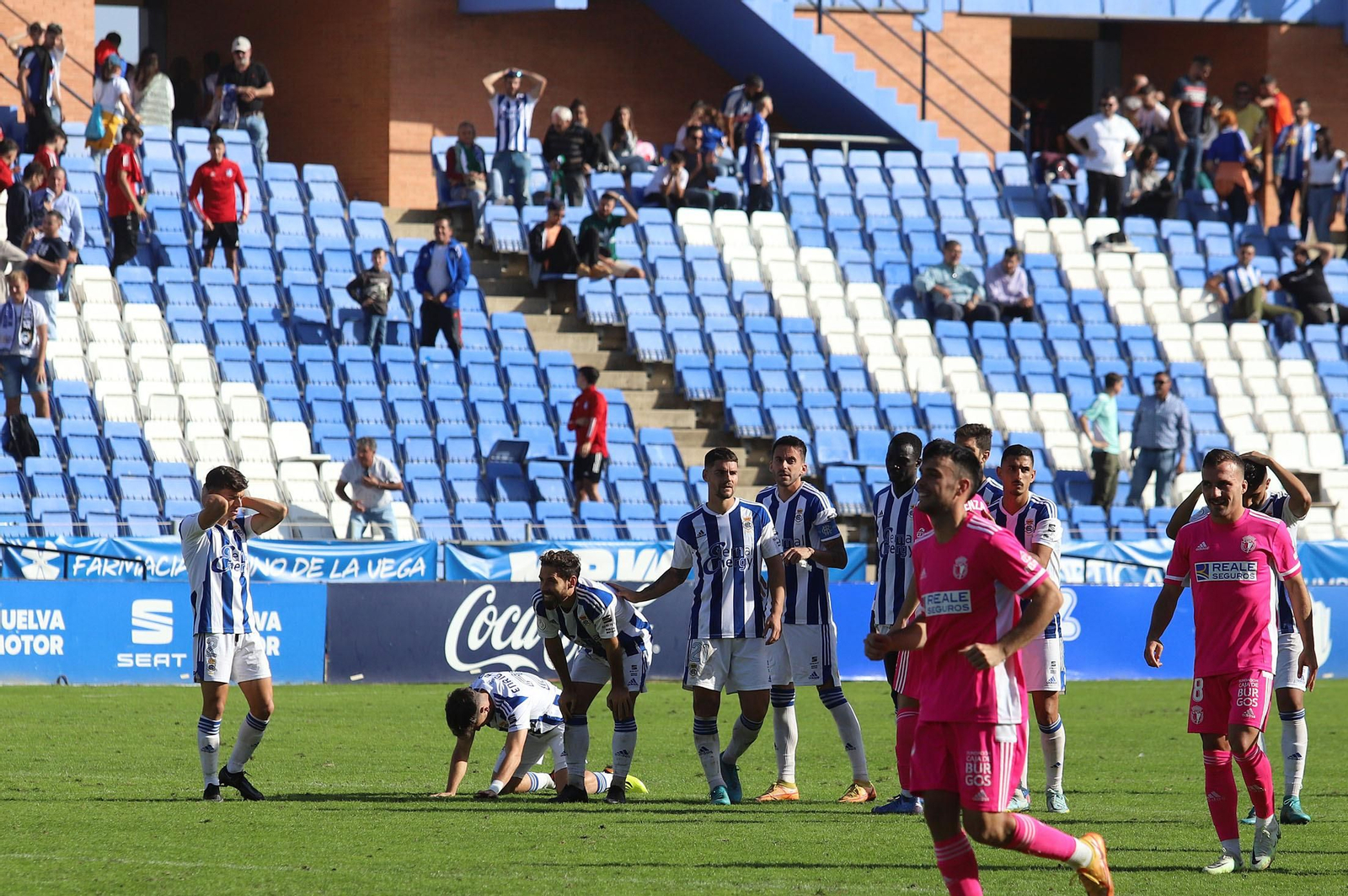 Las mejores imágenes del Recreativo de Huelva-Burgos, partido de eliminatoria de la Copa del Rey