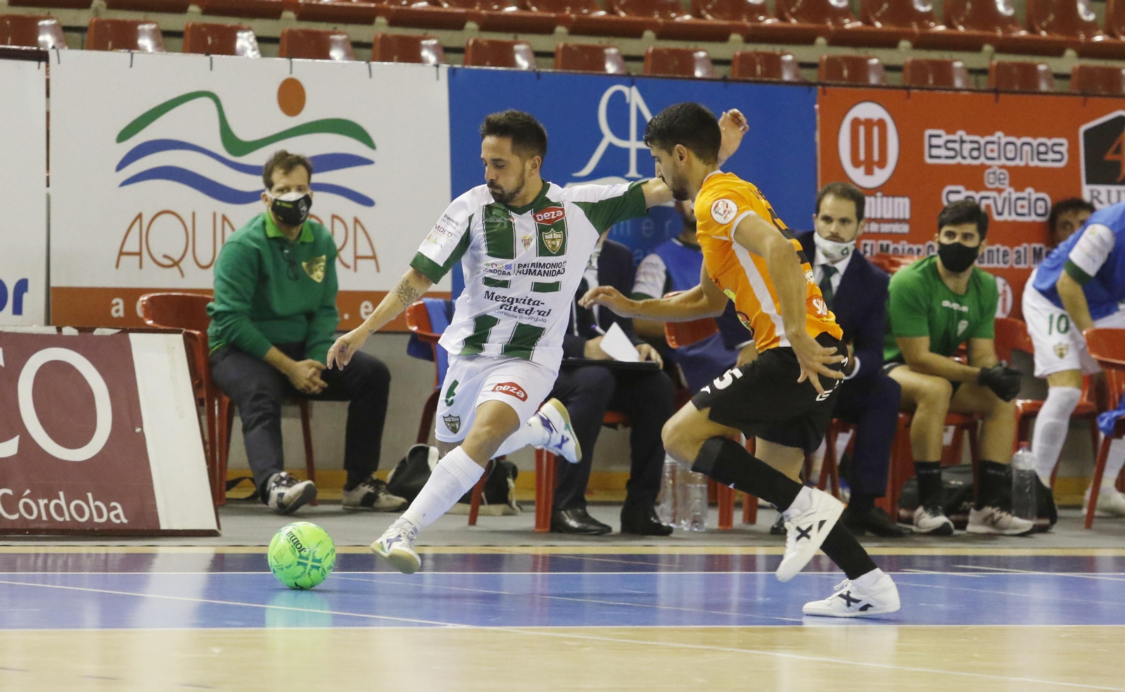 La derrota del Córdoba Futsal ante el Ribera Navarra, en imágenes