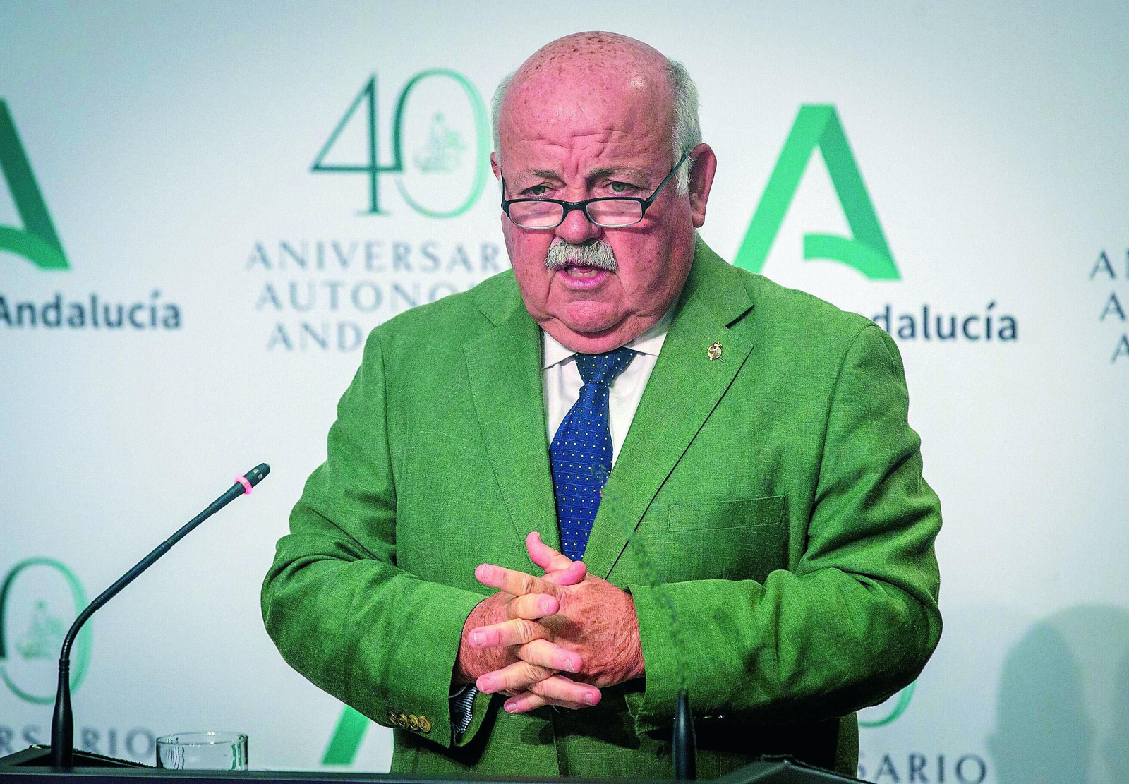 Jesús Aguirre, en una comparecencia.