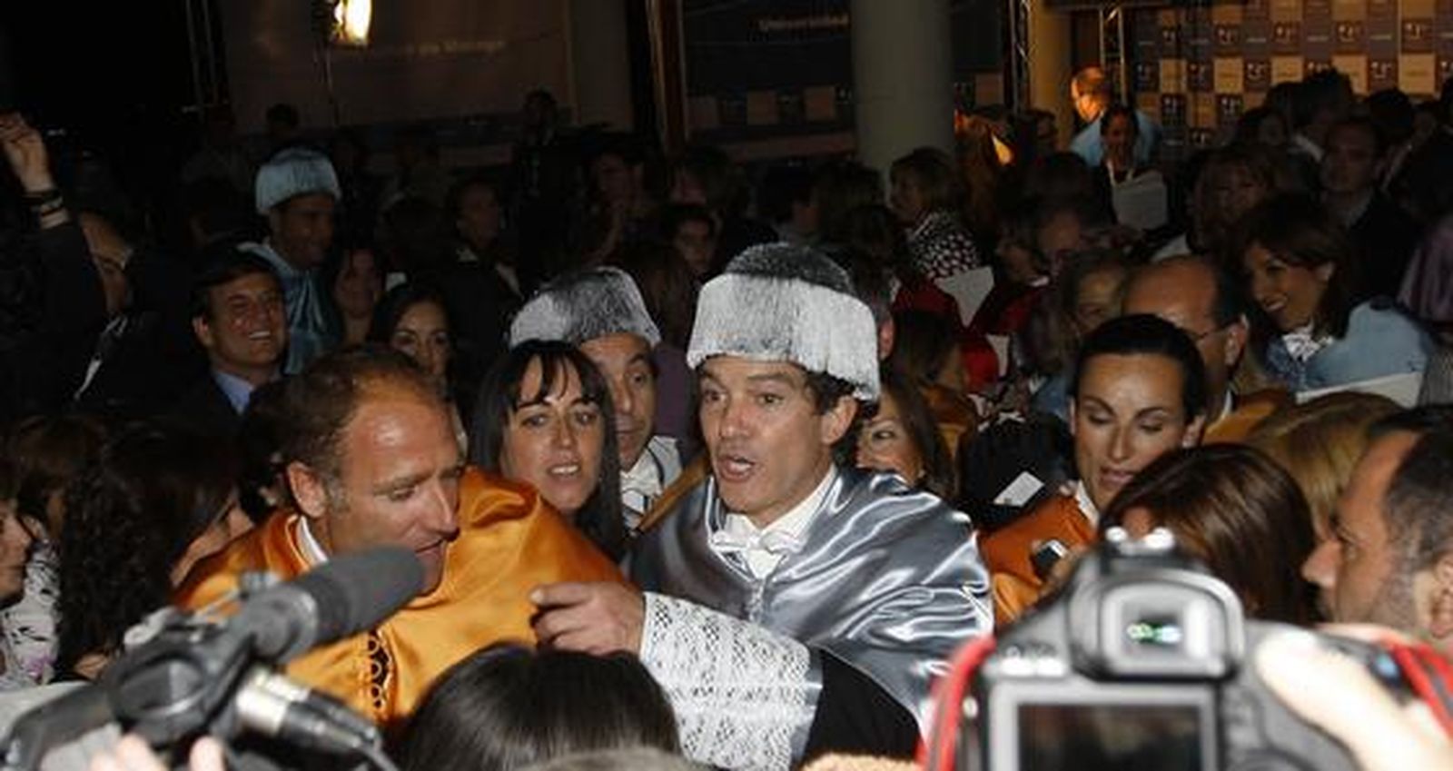 Acto de investidura de Antonio Banderas como doctor honoris causa por la UMA.

Foto: Sergio Camacho