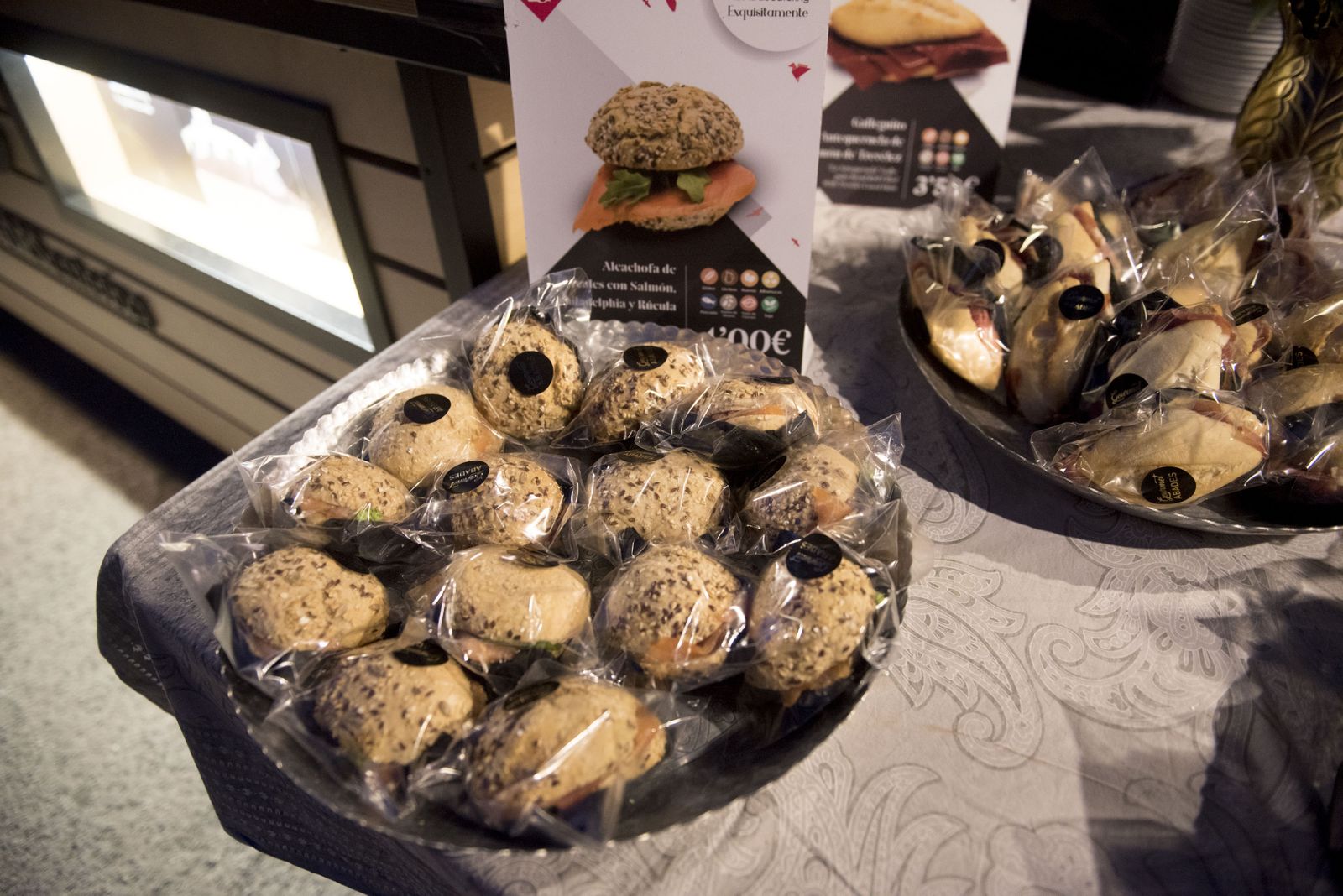 Viandas en el ambigú del Festival.