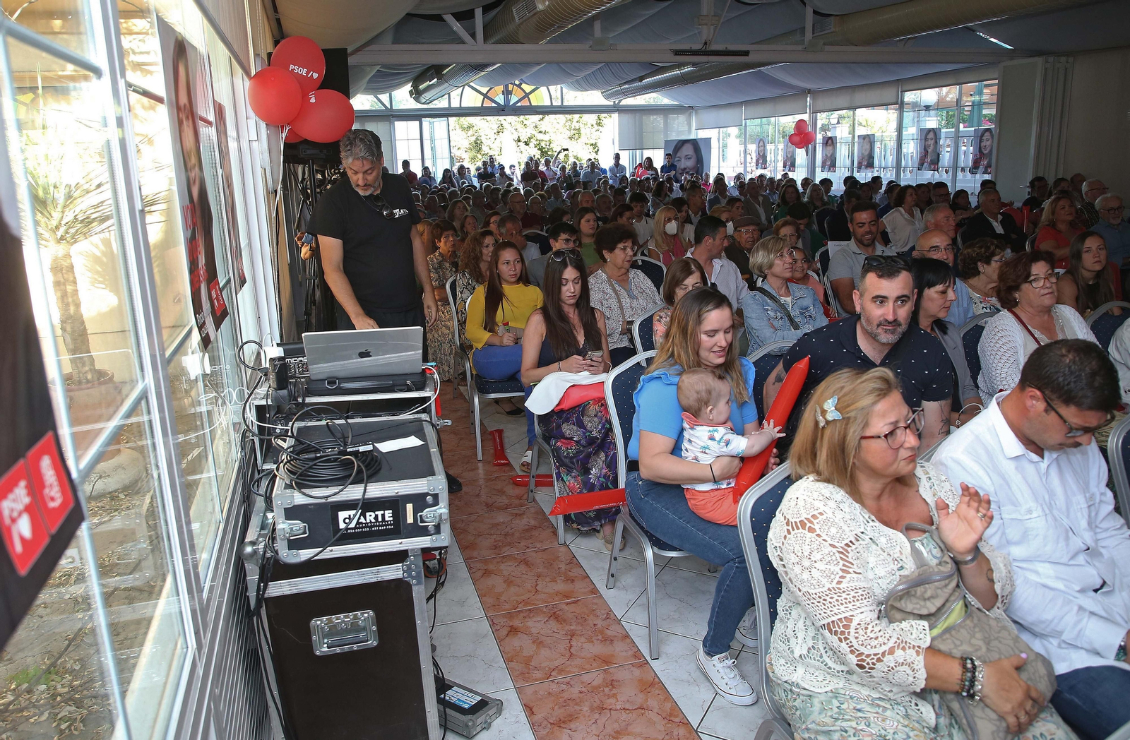 Fotos de la presentación de la candidatura de Rocío Arrabal a la Alcaldía de Algeciras