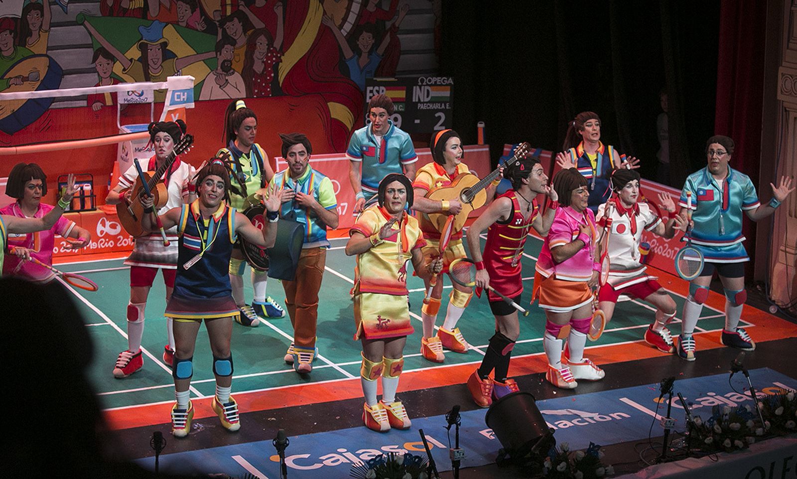 Imagen de la tercera semifinal del Carnaval Colombino