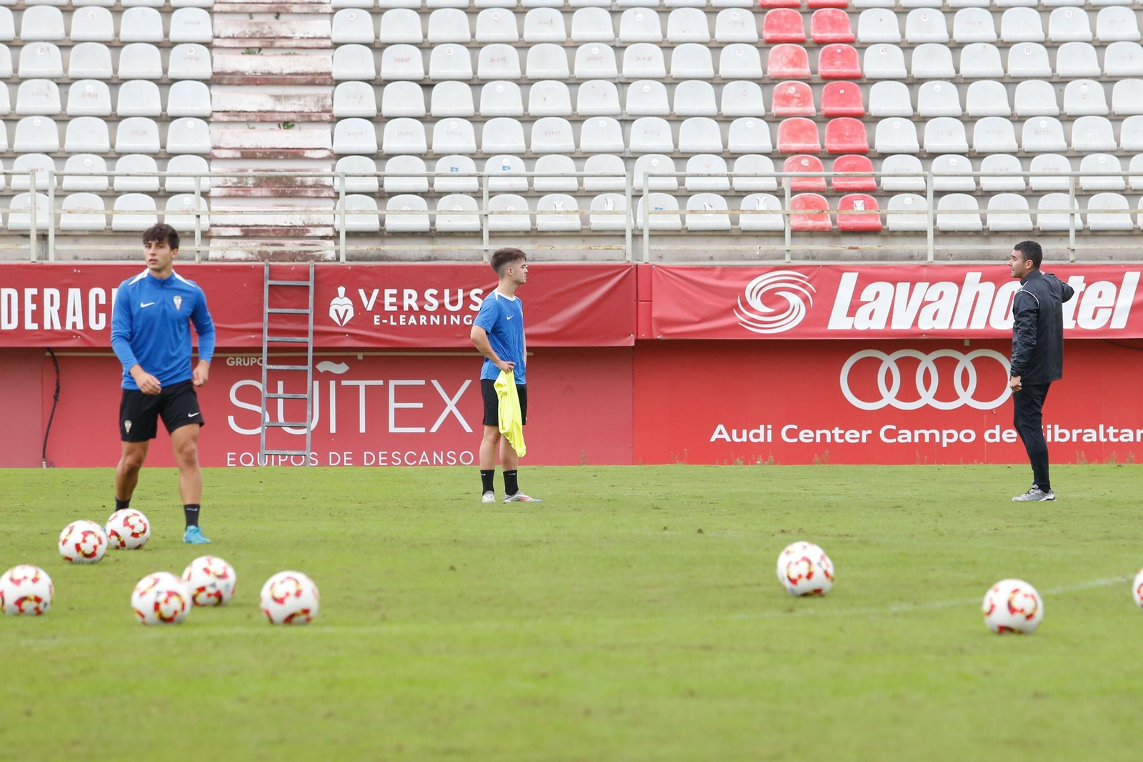 El entrenamiento del Algeciras CF antes de la visita al Recreativo de Huelva