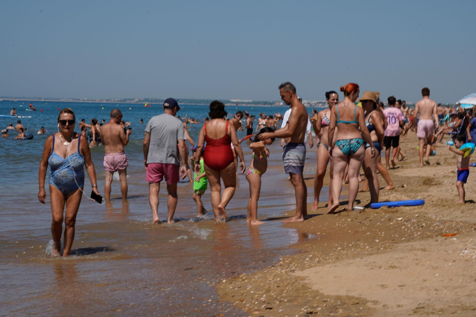 Imágenes de las playas de Huelva el sábado 17 de agosto