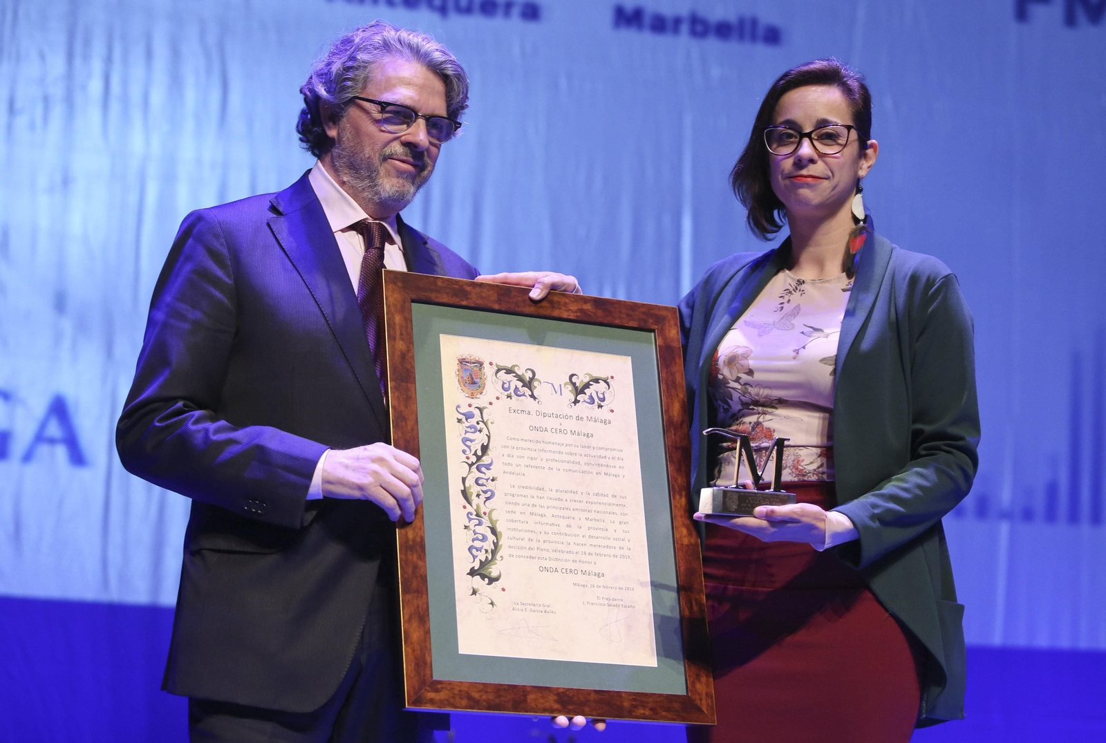 Las imágenes de los premios 'M' de Málaga de la Diputación
