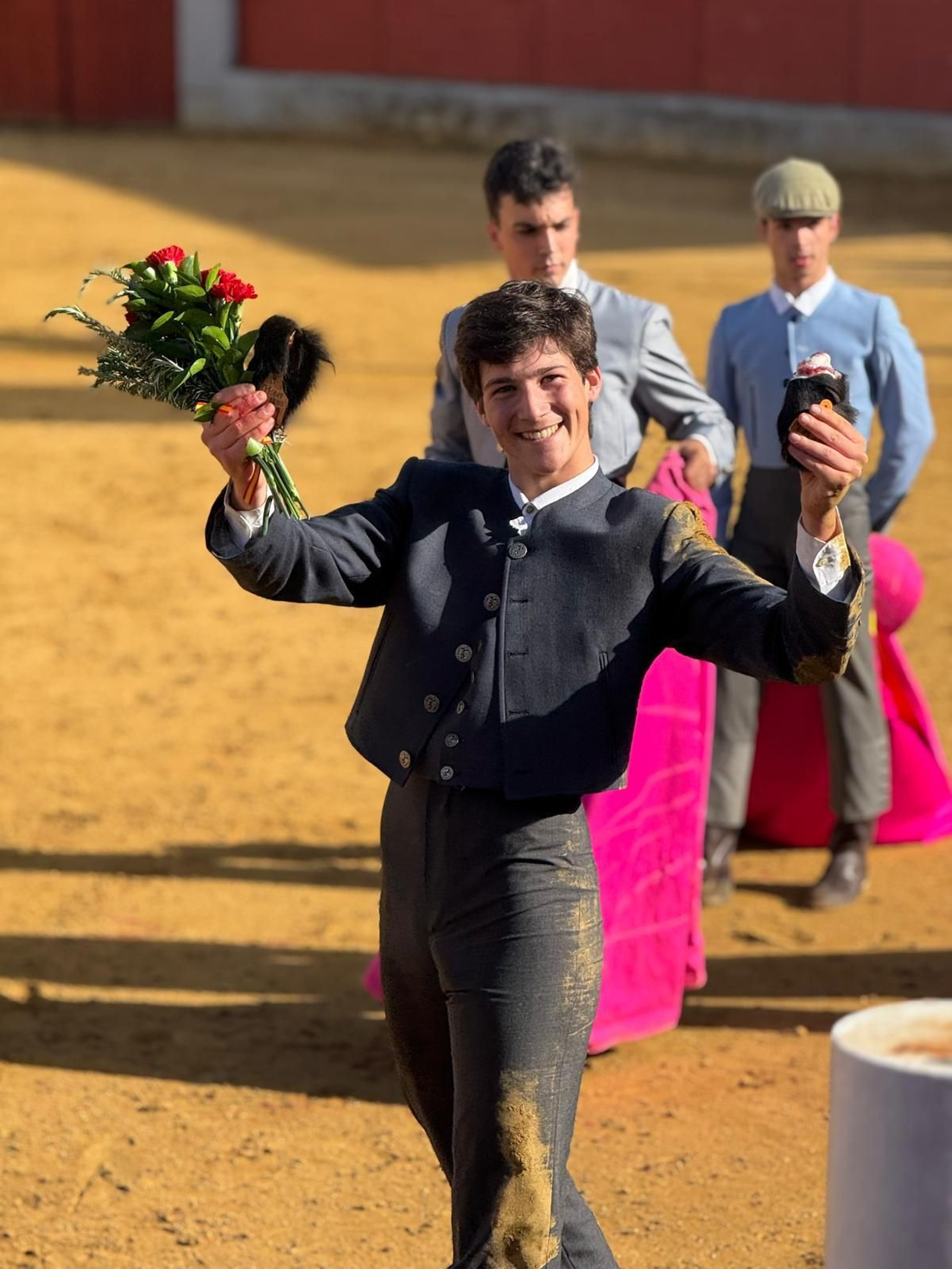 Cayetano Romo, en una tarde triunfal.