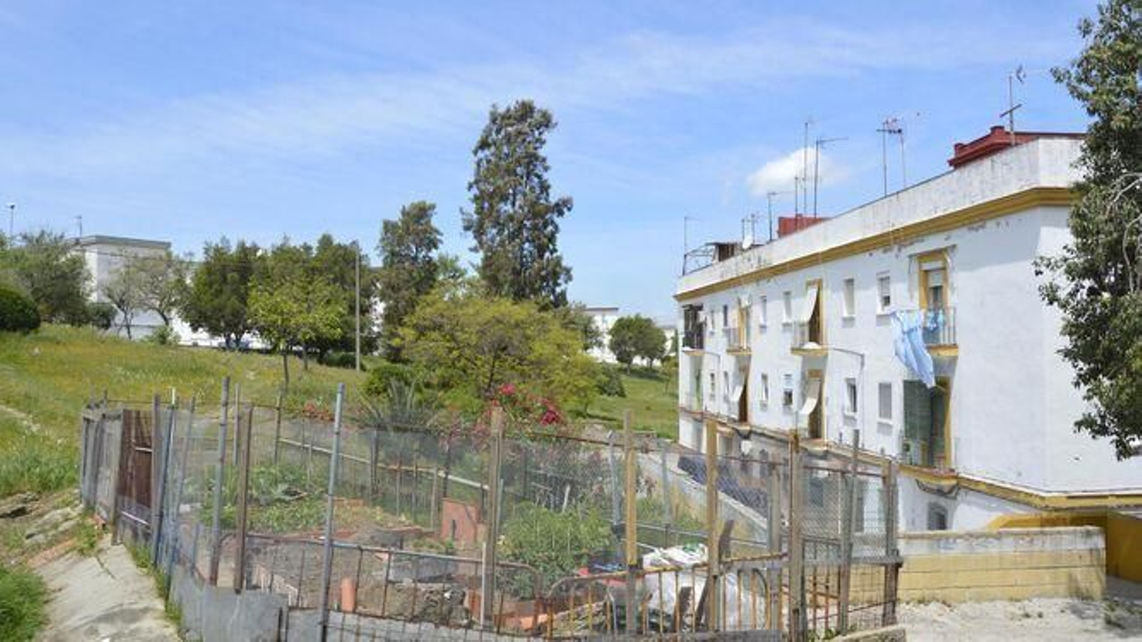 Vivienda del barrio de La Piñera, en Algeciras.