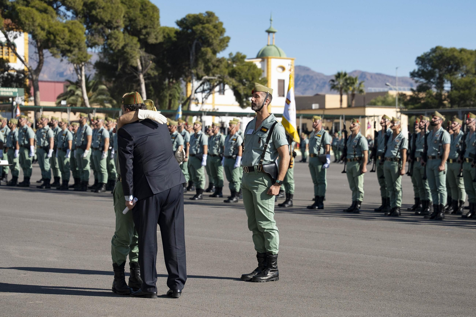 Así conmemora el día de la Inmaculada Concepción la Brigada de la Legión en Almería y despide al contingente que parte a Eslovaquia