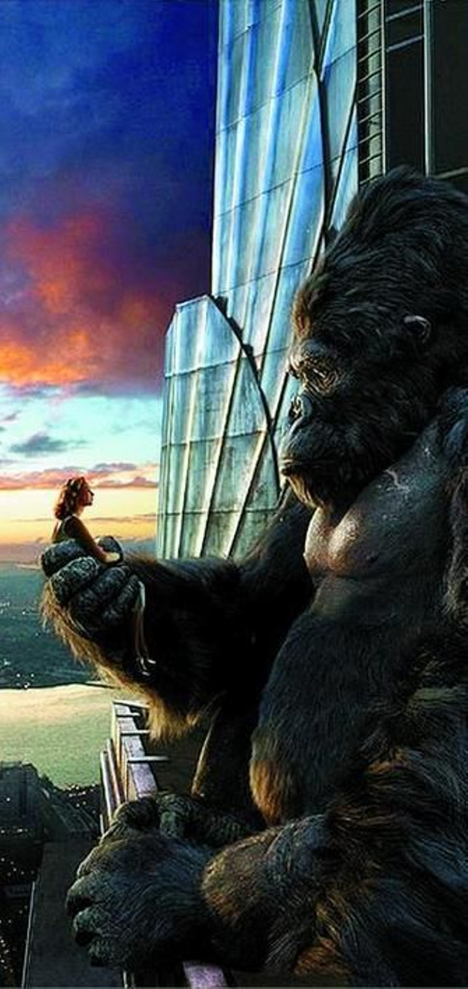 'King Kong' sostiene a su amada Ann Darrow.