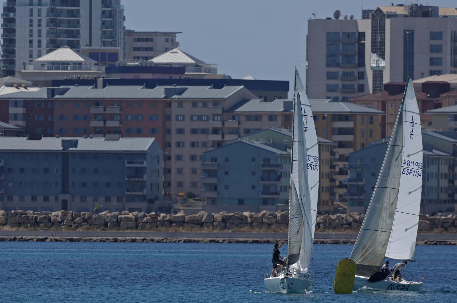 Fotos de la jornada del domingo del Campeonato Andaluz de vela categoría J80 en La Línea