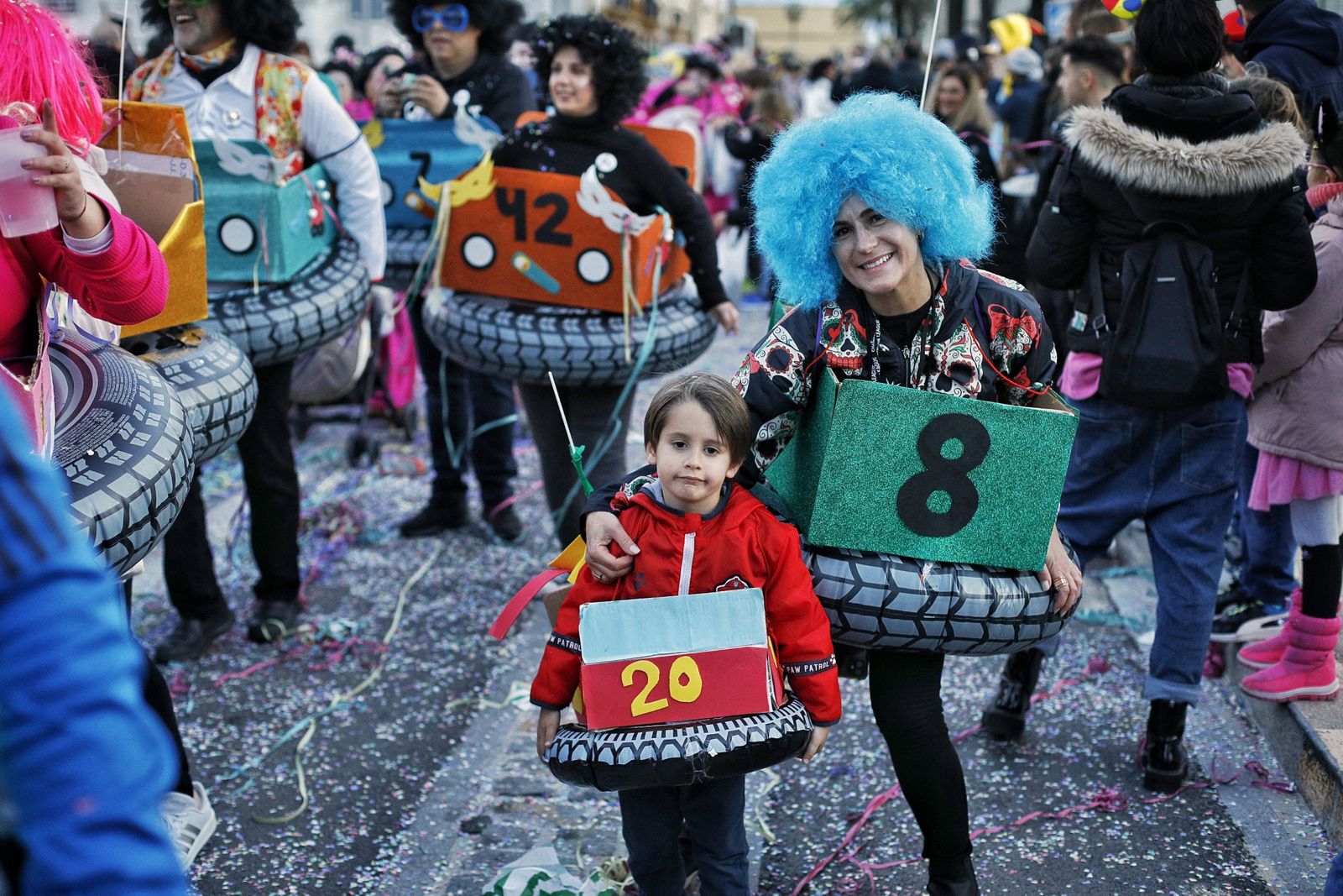 La cabalgata del humo del Carnaval de Cádiz 2023, en imágenes