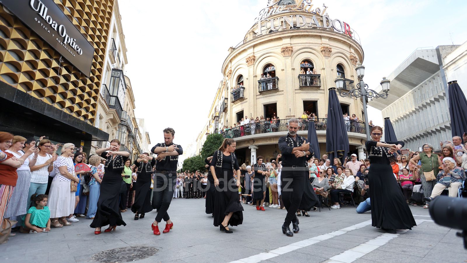 Flashmob de la academia de baile de Fani Muñoz en Jerez