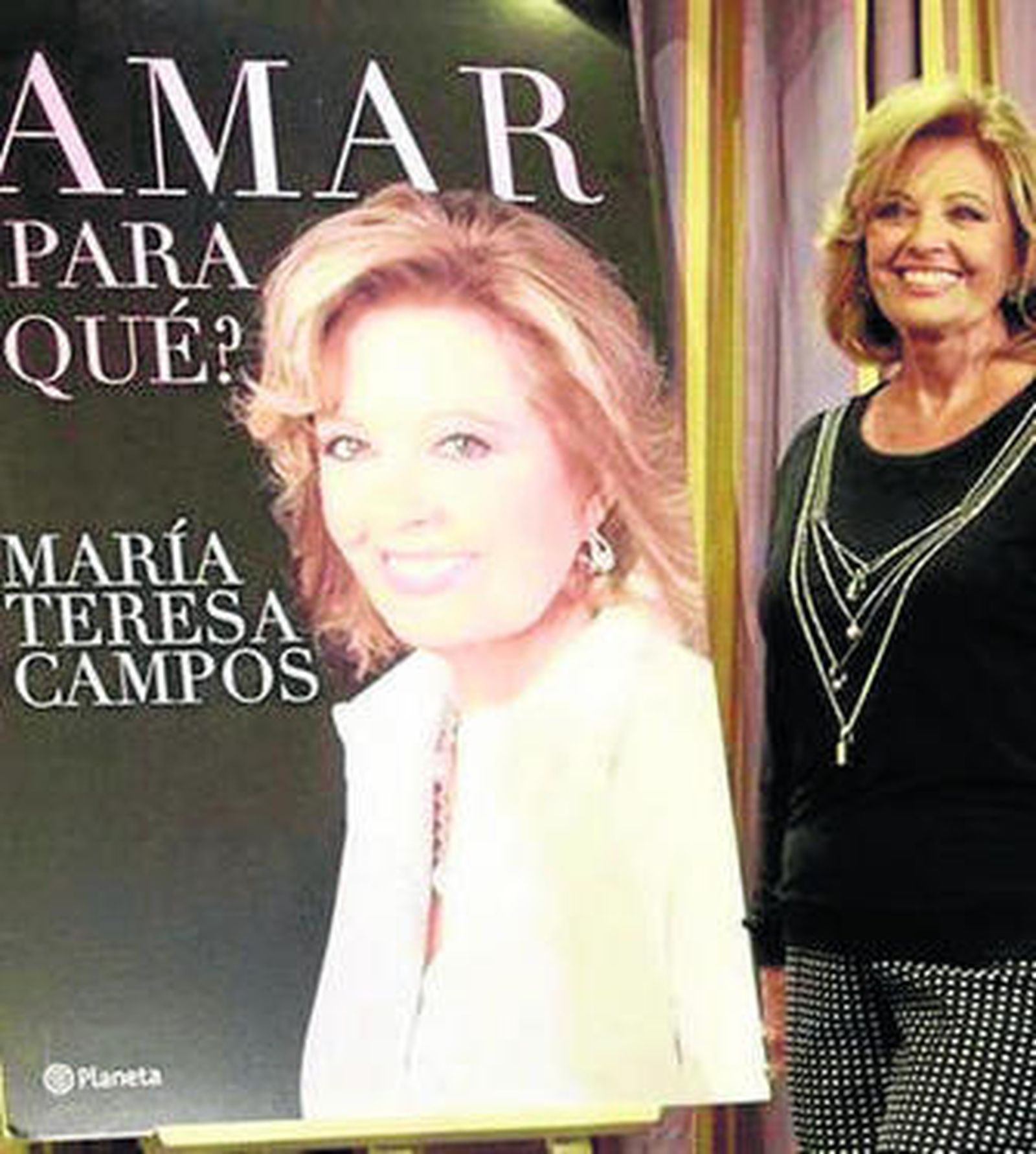 María Teresa Campos, durante la presentación de su libro.