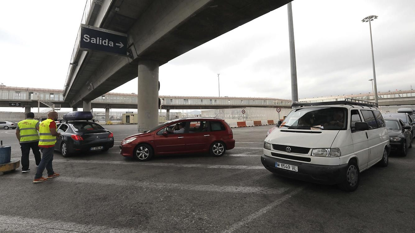 Las fotos de la OPE en un domingo con mucho transito