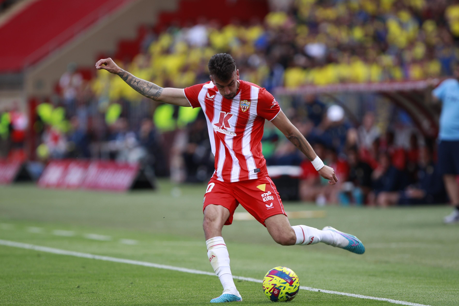 Imágenes del partido de la Liga Santander U.D. Almería-Cádiz C.F.