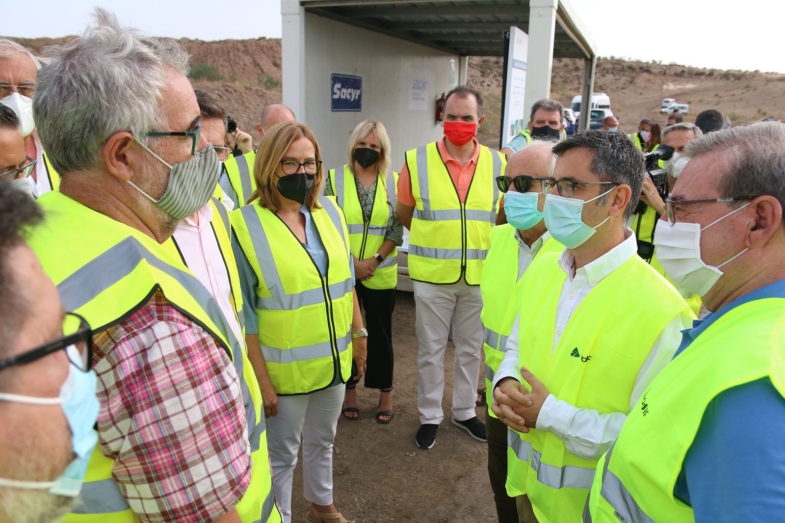Fotogalería de la visita del ministro Félix Bolaños a las obras del AVE