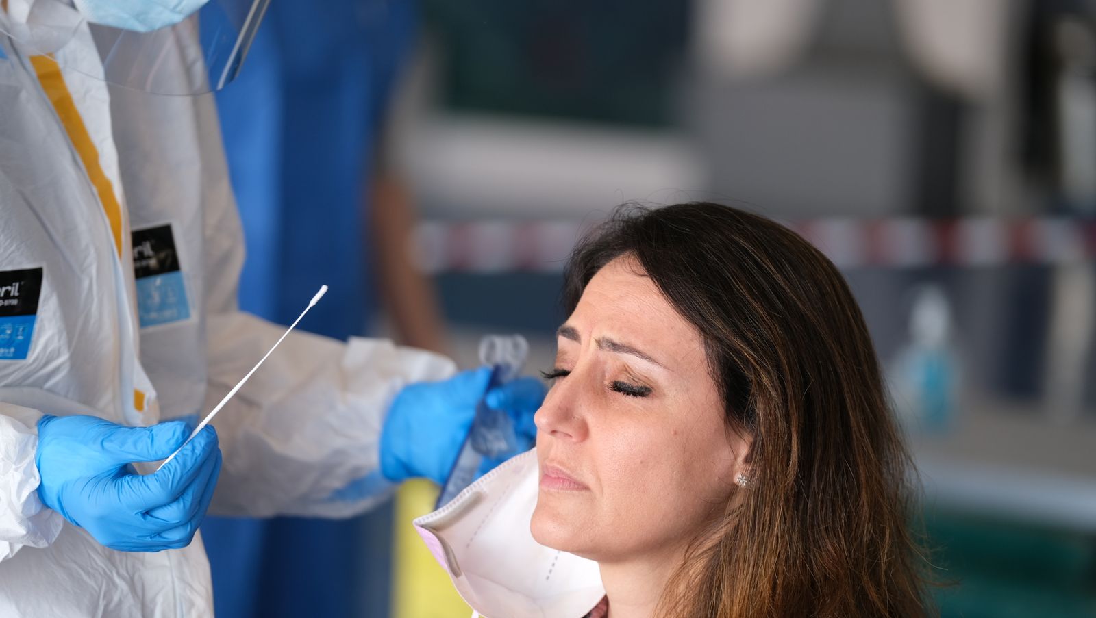 Fotogalería cribado test antígenos COVID-19 en Berja. Almería