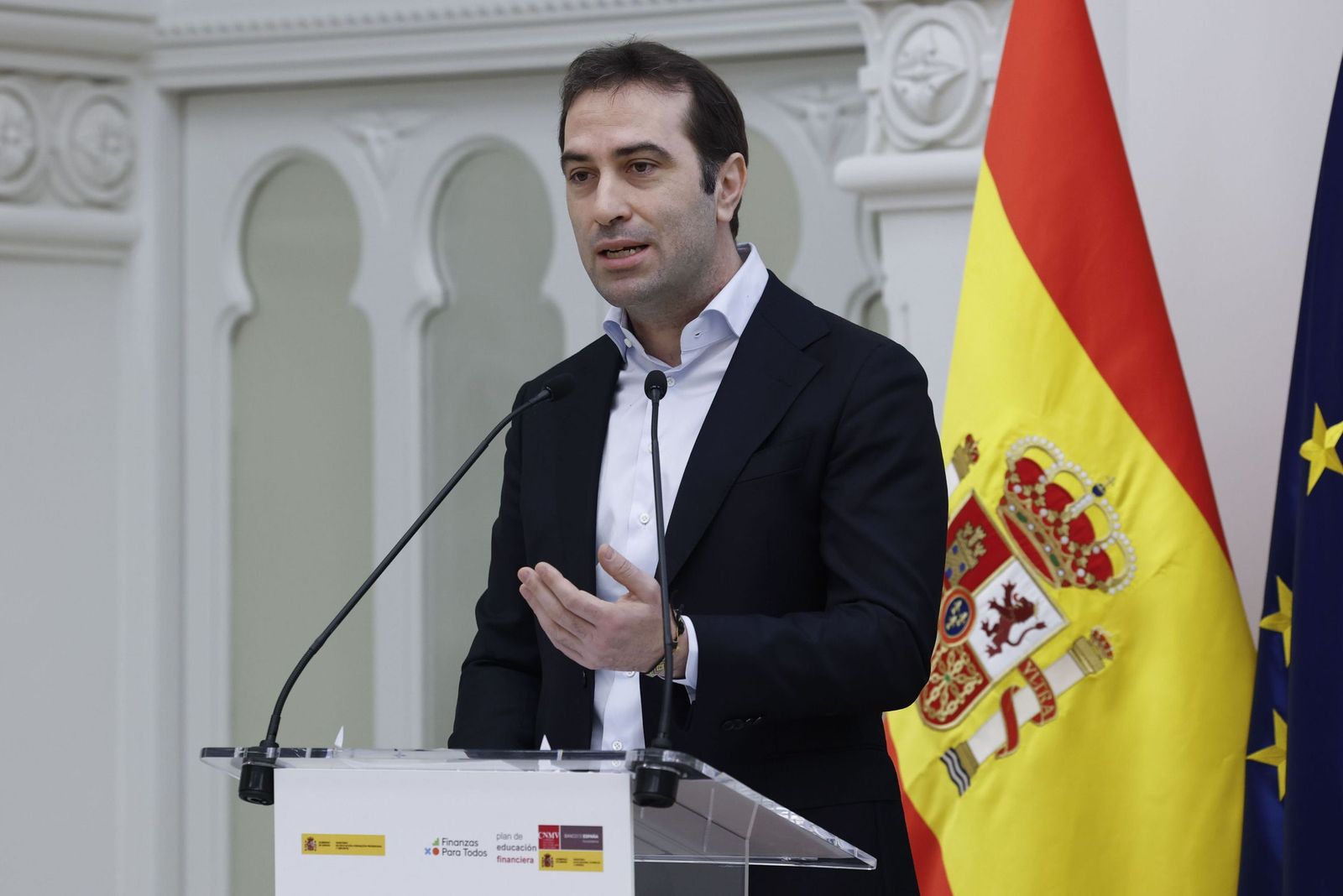 Carlos Cuerpo, la semana pasada en Madrid