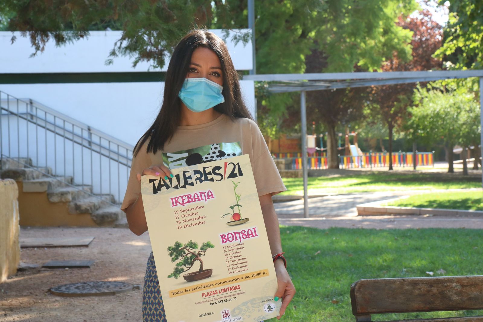 La presidenta del Imgema, Cintia Bustos, en la presentación de 'Talleres'21'.