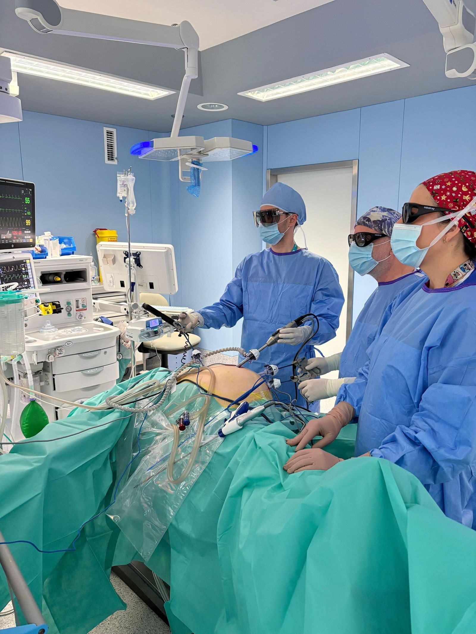 Cirugía laparoscópica 3d