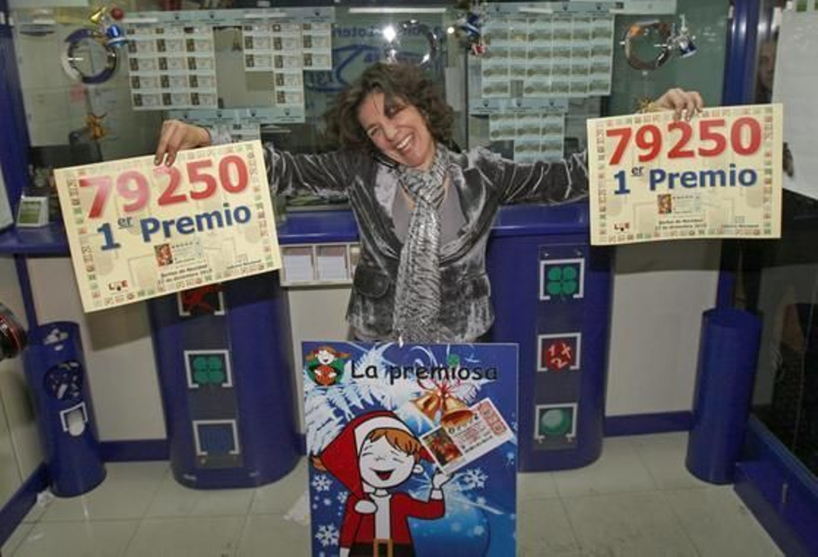 Los ganadores del sorteo.

Foto: EFE