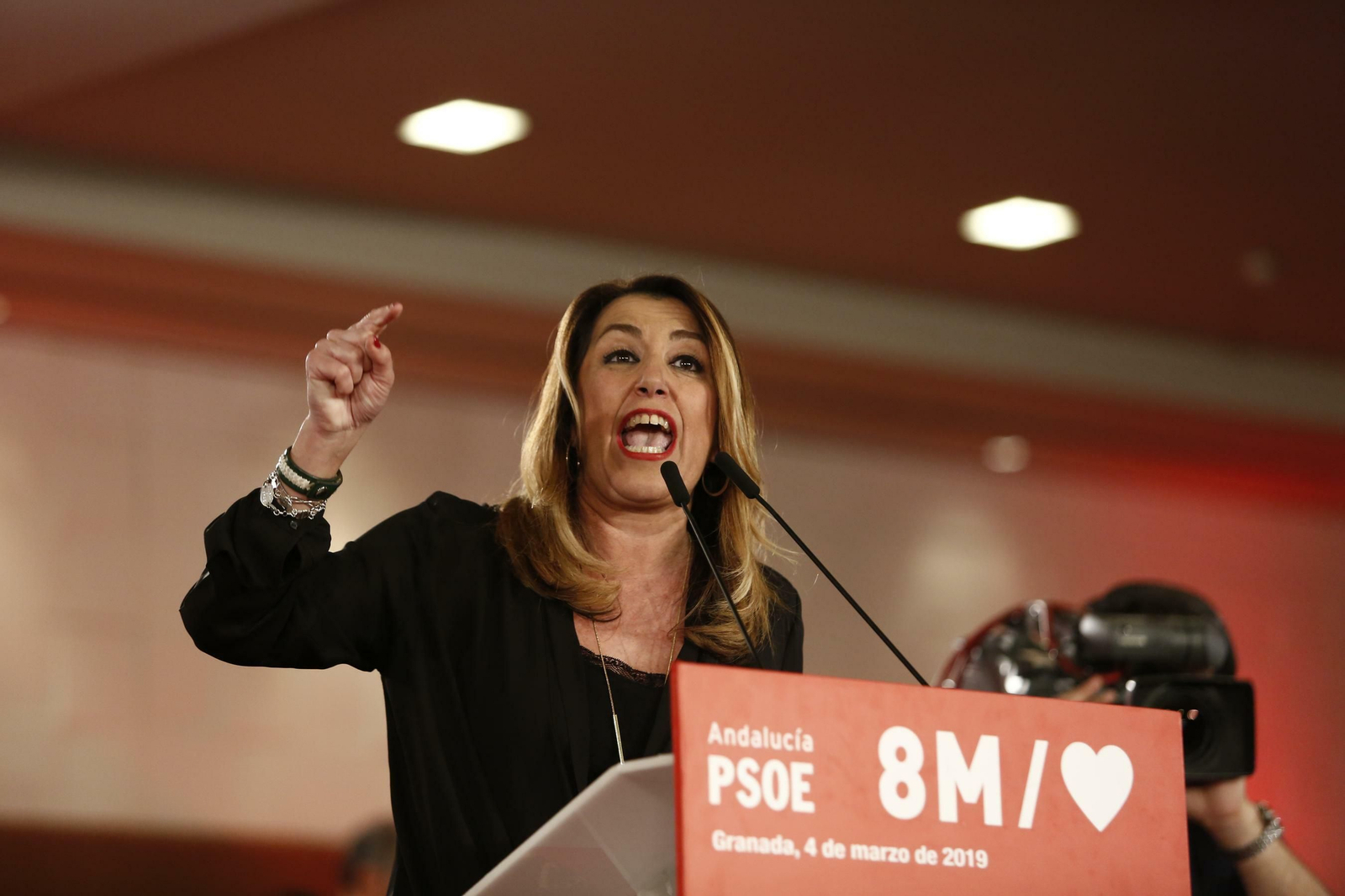 Imágenes del mitin de Pedro Sánchez en Granada