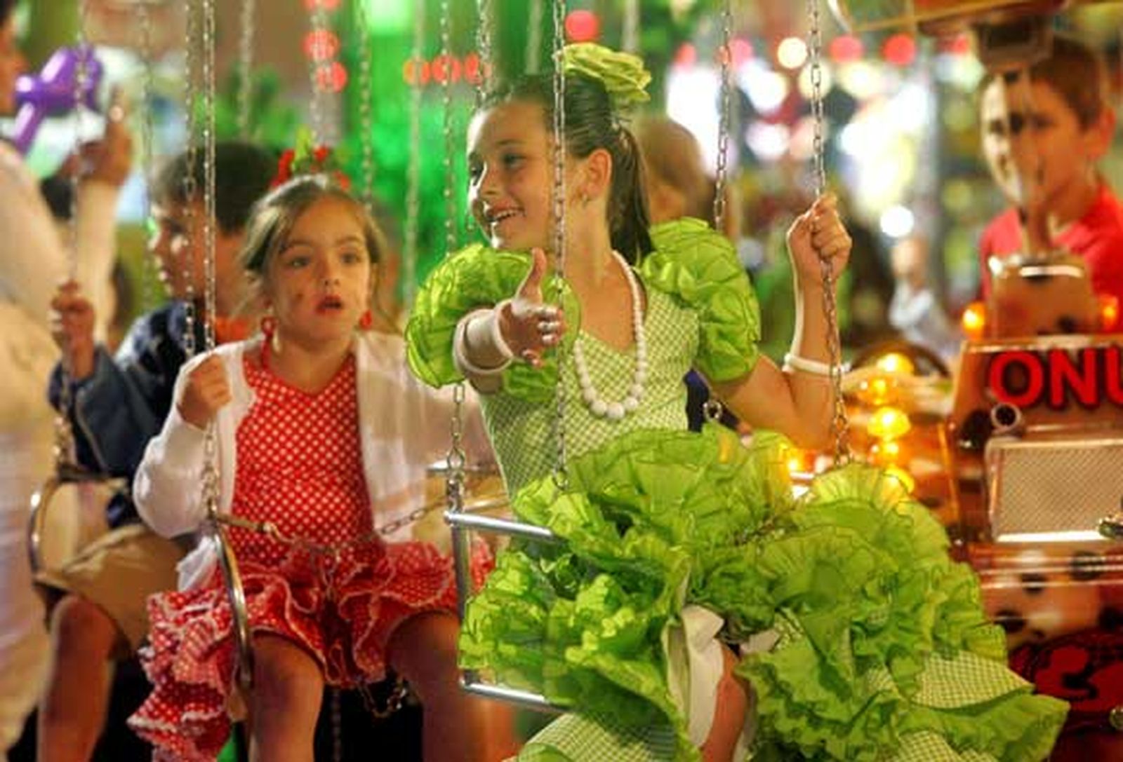 Los pequeños de la casa fueron los protagonistas del día en las atracciones del real

Foto: Vanessa Perez/J.M.Q.