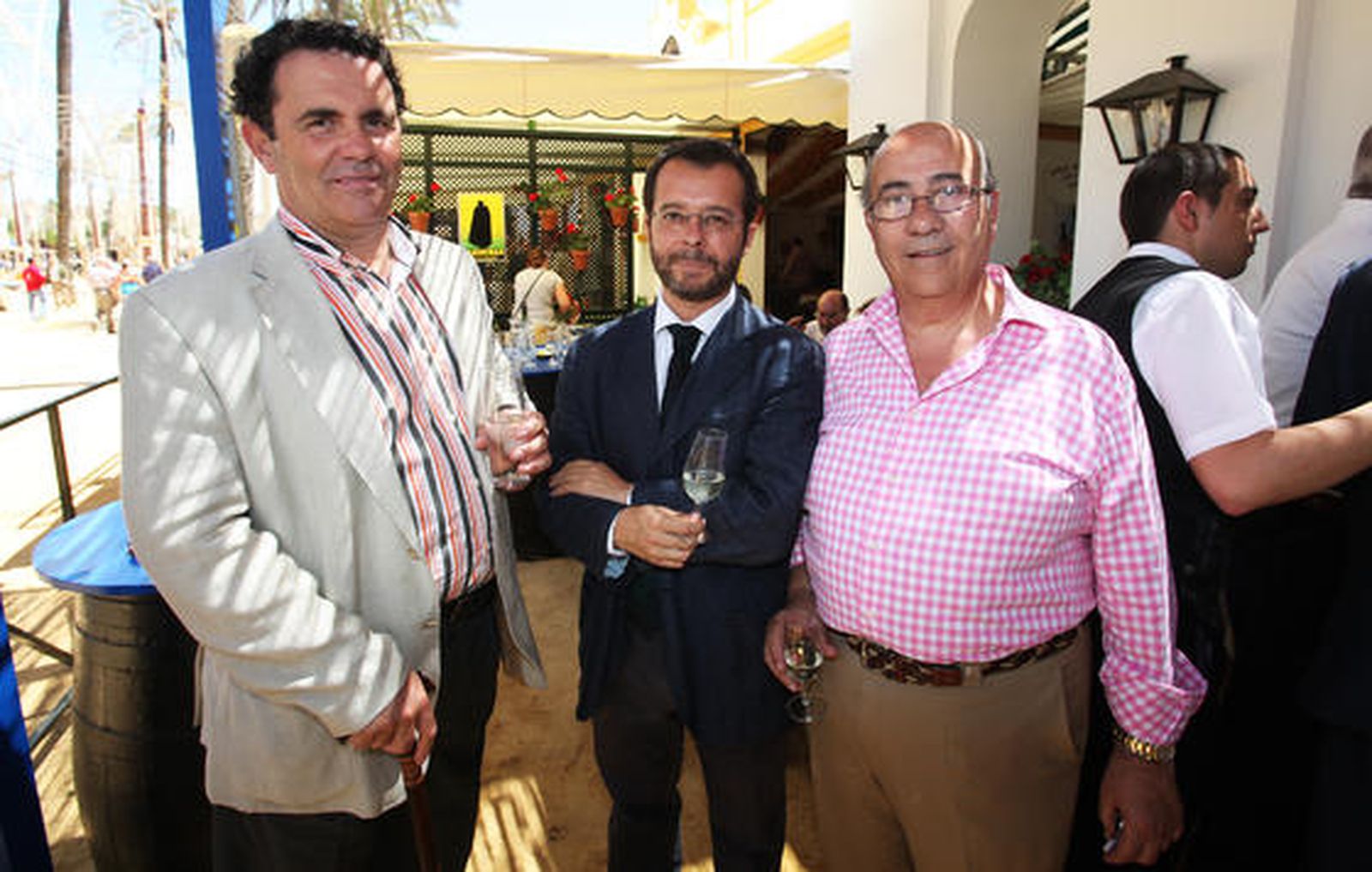 Juan Manuel García Bermúdez, el subdirector del grupo Joly, Juan Manuel Marqués, y Faustino

Foto: Vanesa Lobo