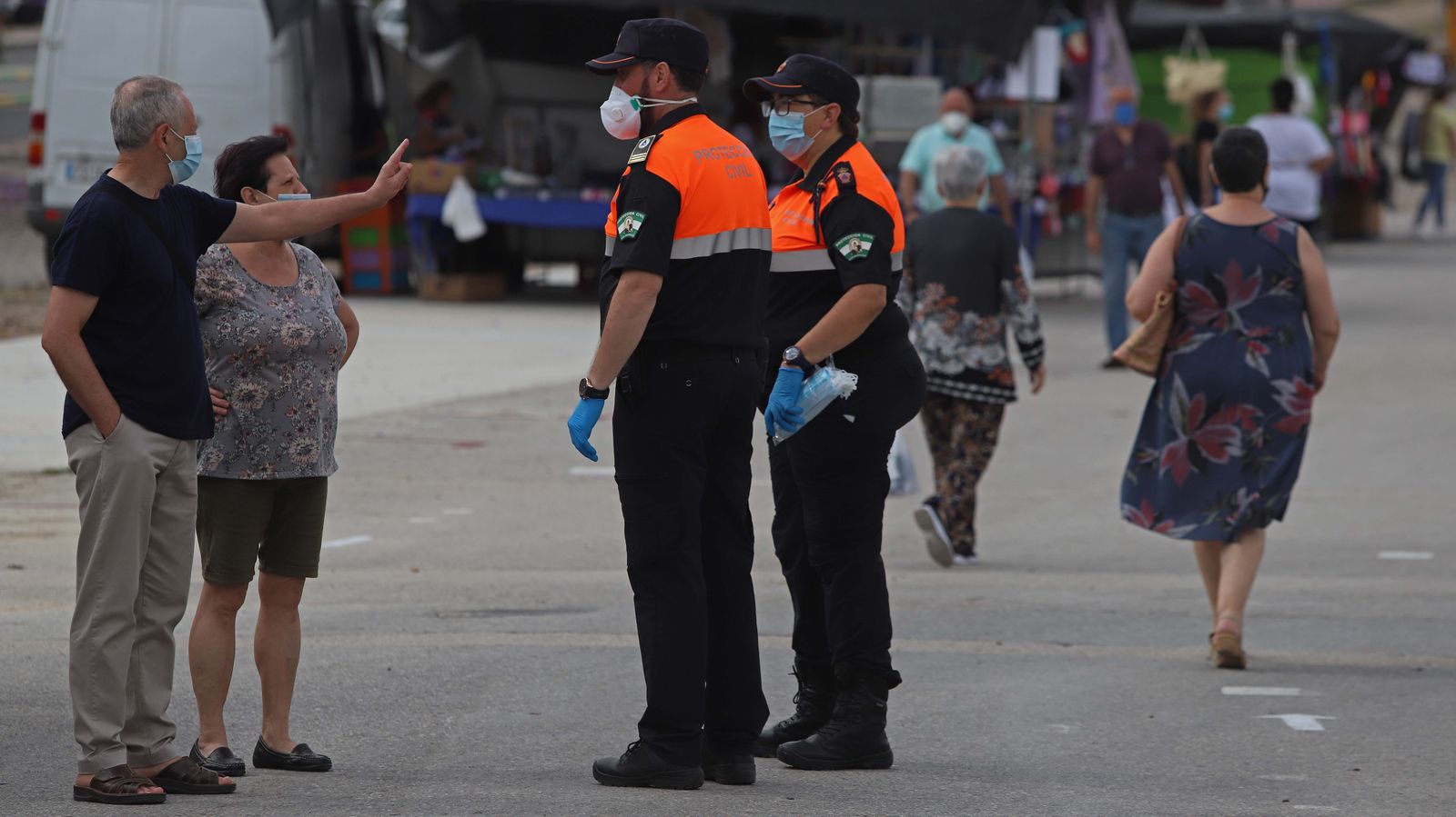 Reapertura del mercadillo de Los Barrios