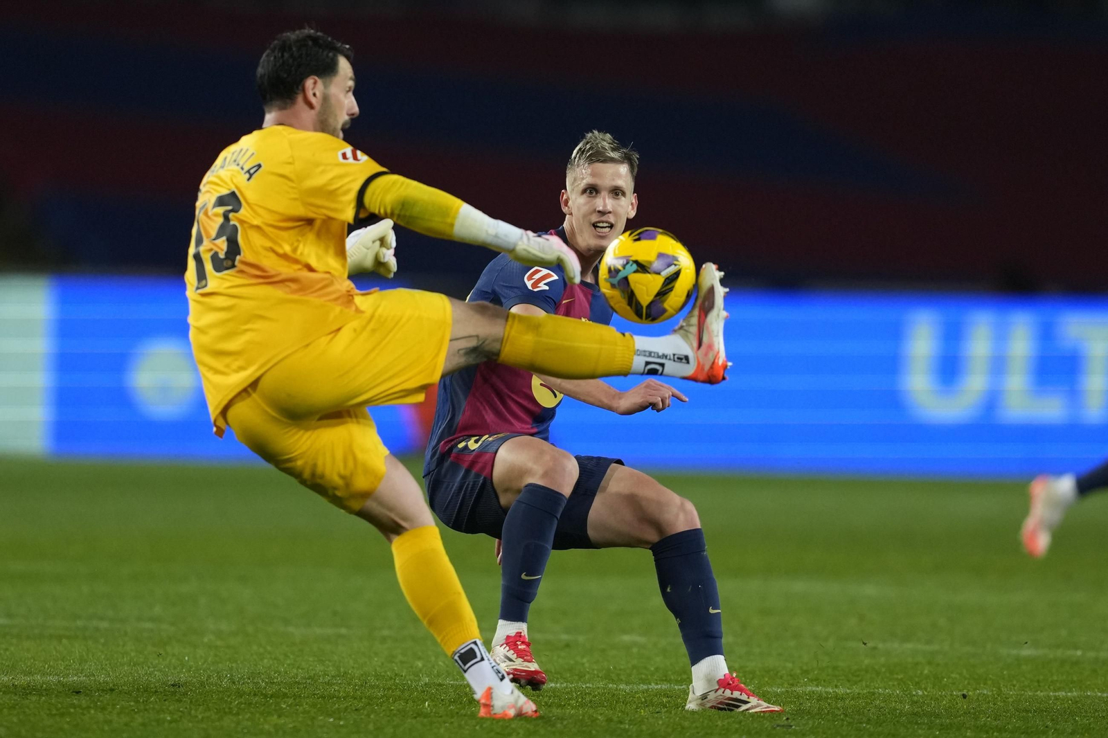 Las fotos del polémico Barcelona - Rayo Vallecano