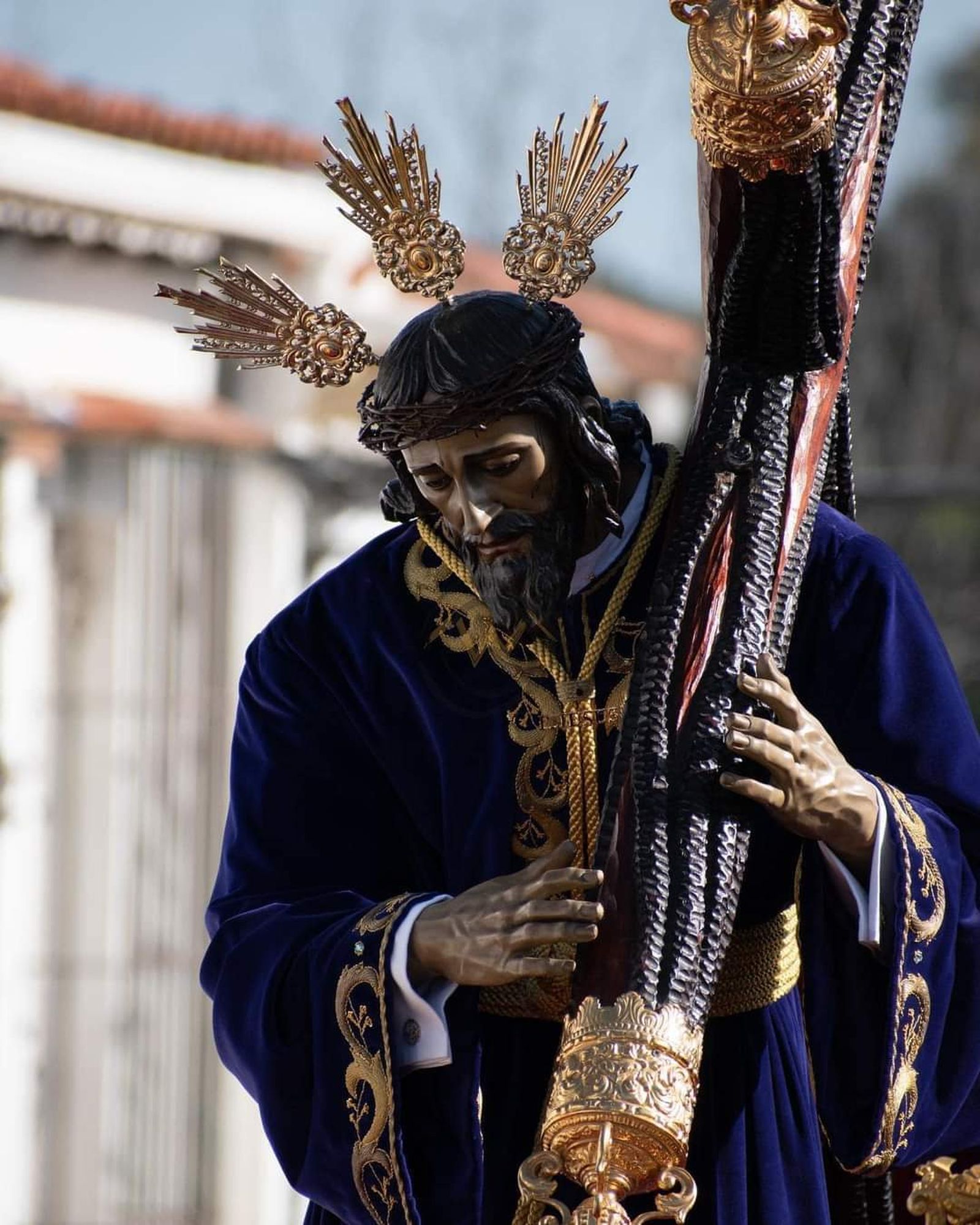 Jesús Nazareno es una talla anónima del siglo XVII y ha sido recientemente restaurada