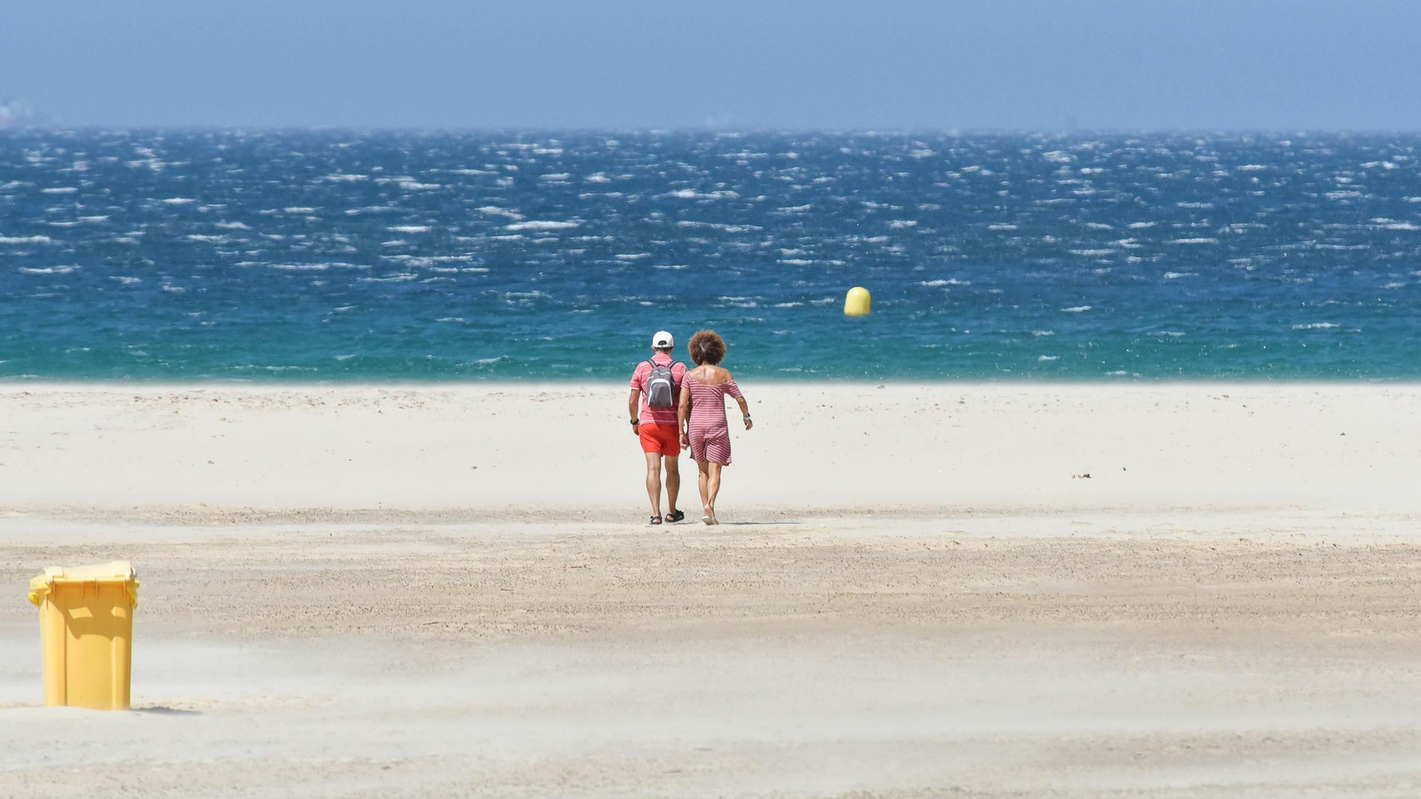 Mañana de levante en Tarifa.