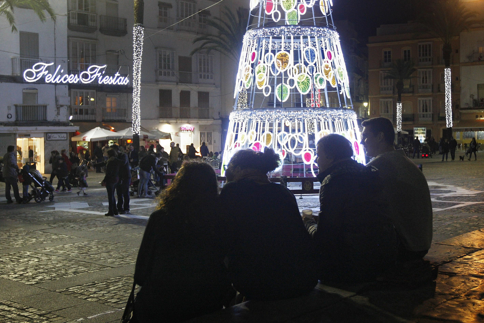 Alumbrado extraordinario de Navidad en Cádiz