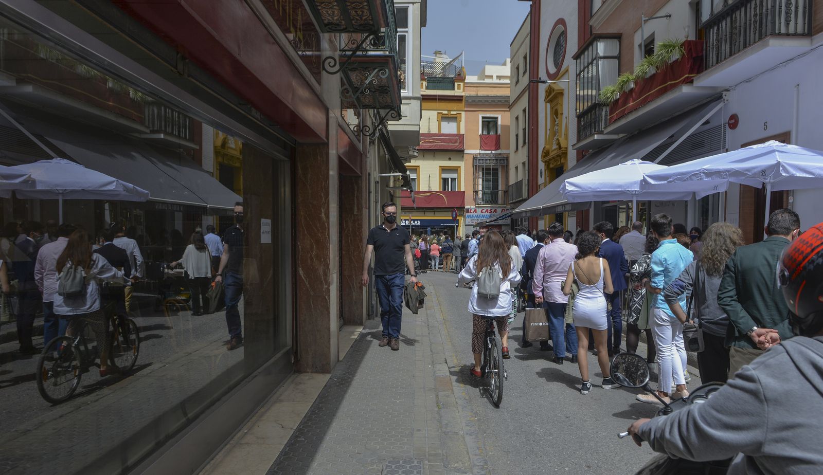 Miércoles Santo en pandemia: Los Panaderos, en imágenes