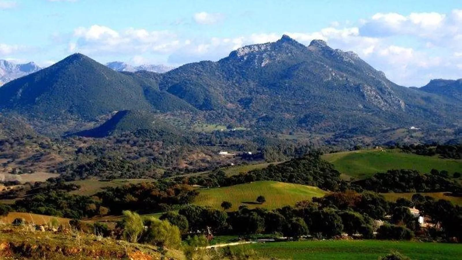 Una vista panorámica de la Sierra de Grazalema