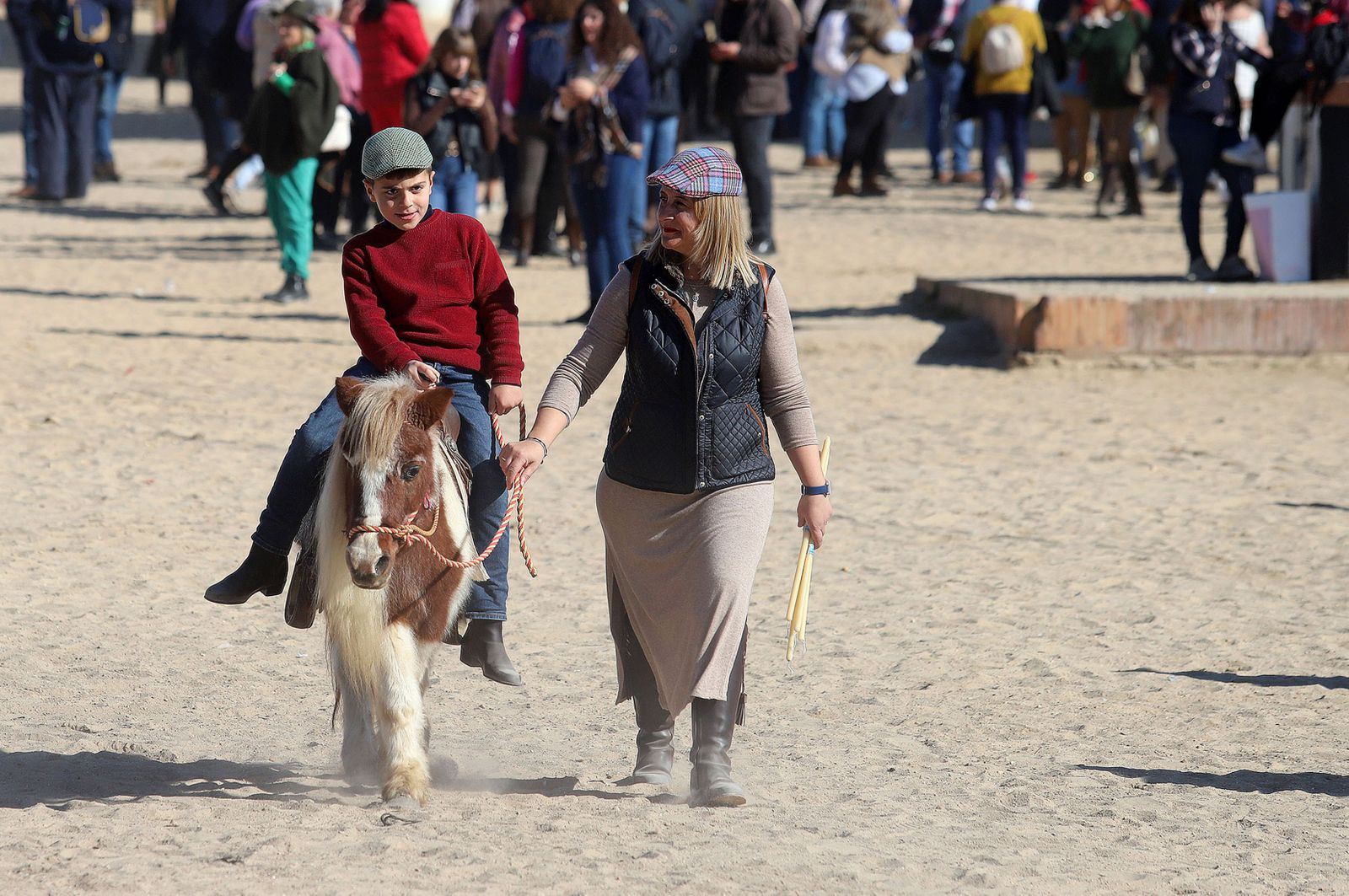 Imágenes del ambiente previo a la celebración de la Candelaria en El Rocío