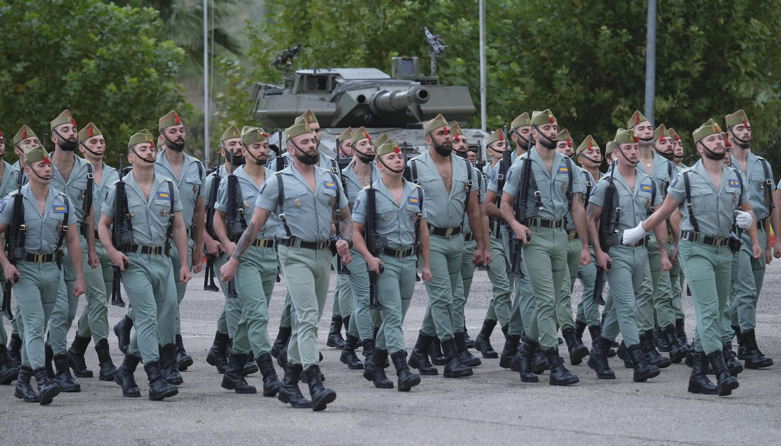 Sábado legionario, en fotos