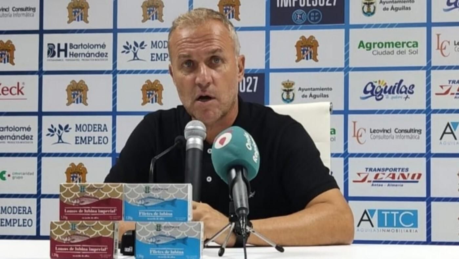 Sebas López, entrenador del Águilas de Murcia