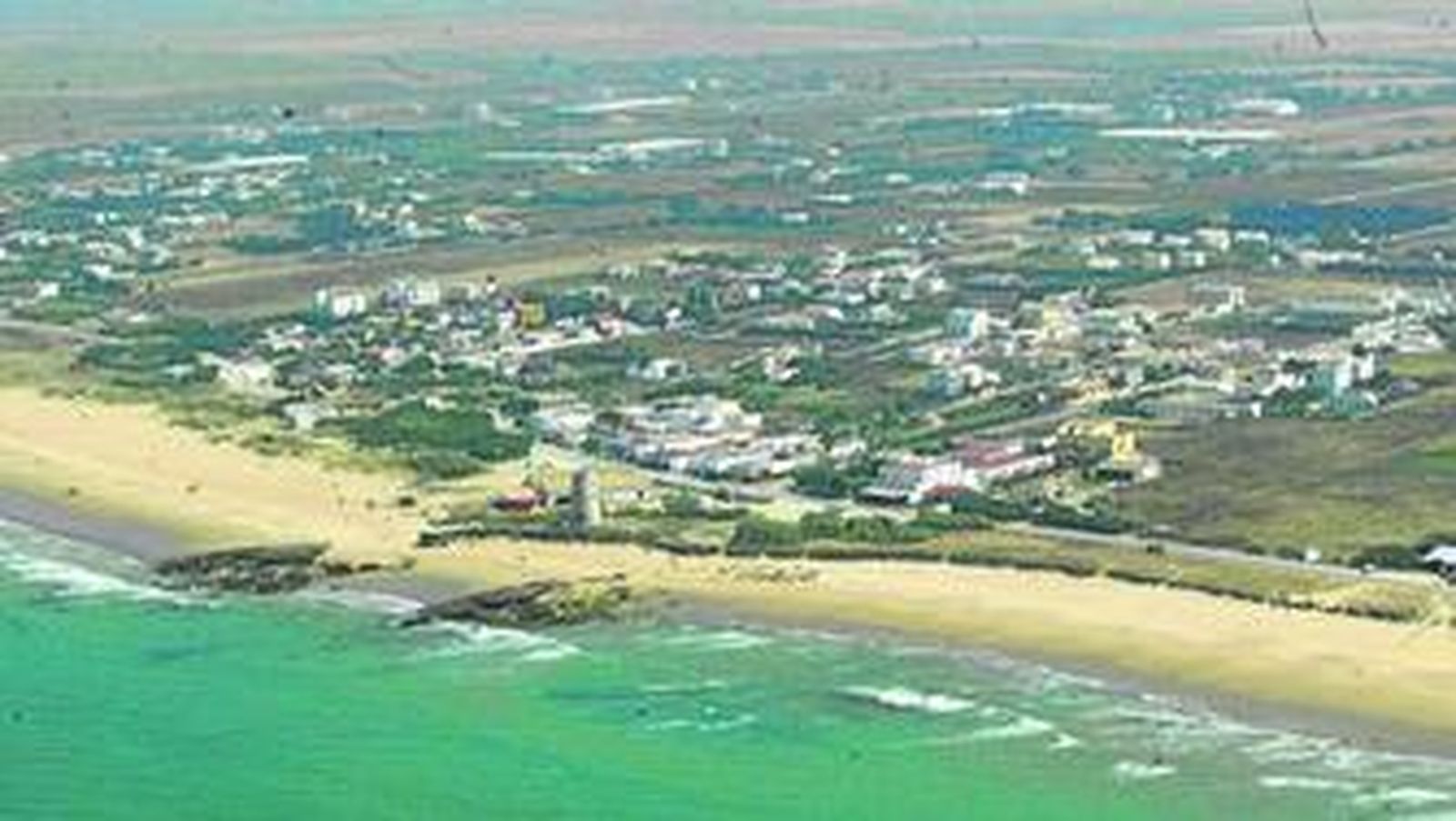 Panorámica del núcleo rural de El Palmar, en la costa de Vejer, en una imagen de archivo.