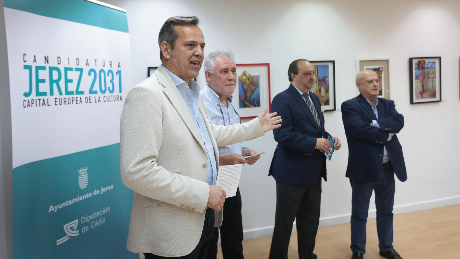 Inauguración de la muestra de Mario Naranjo en ArteaDiario en Jerez