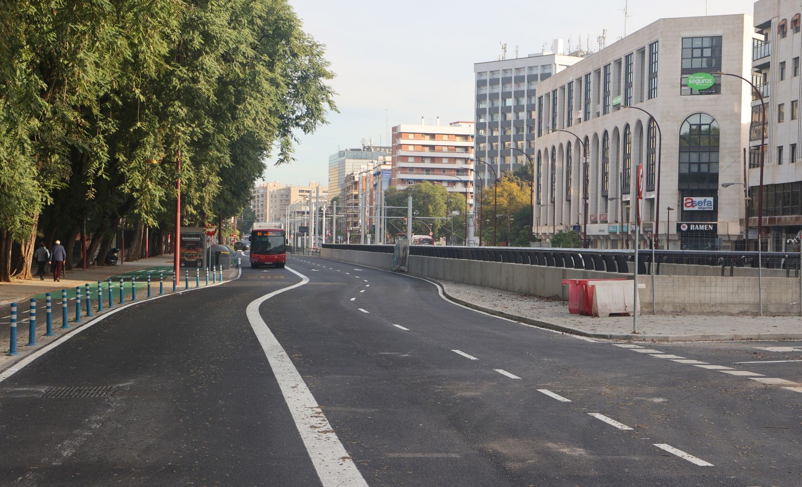 Apertura al tráfico de la Avda San Francisco Javier