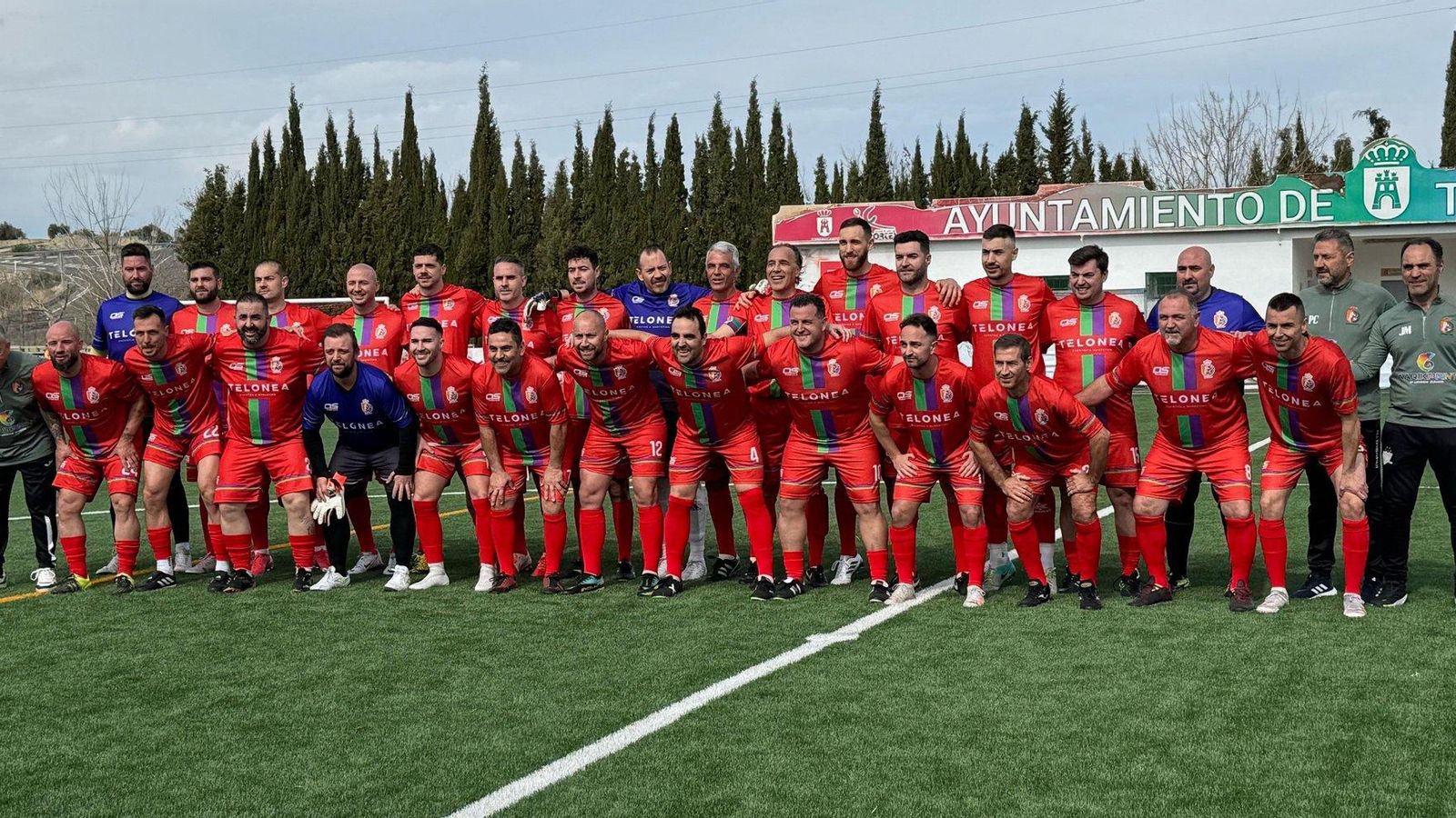 Miembros del CD Veteranos de Torredelcampo.