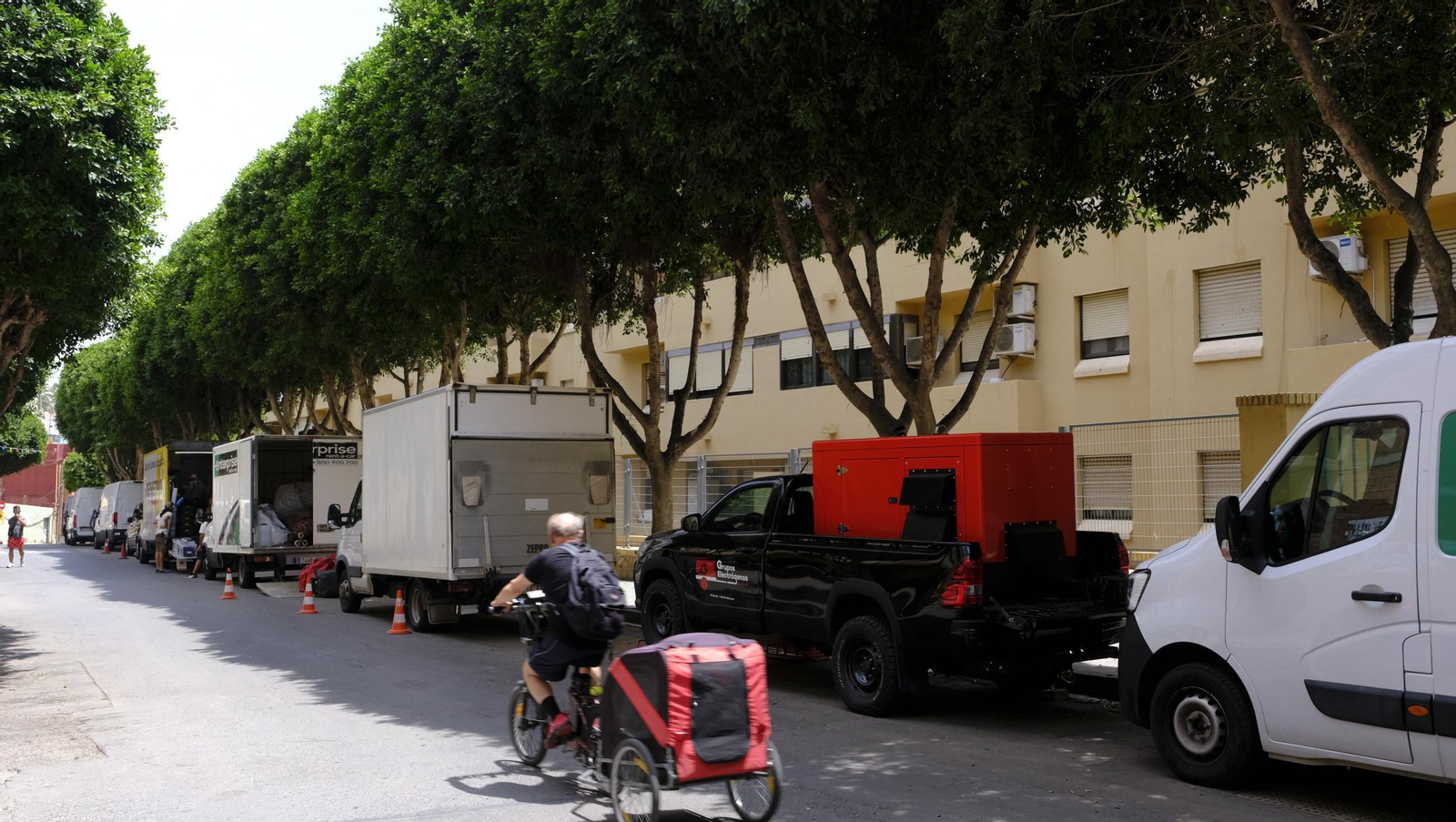 Imágenes del rodaje de la película "La Momia" en Almería