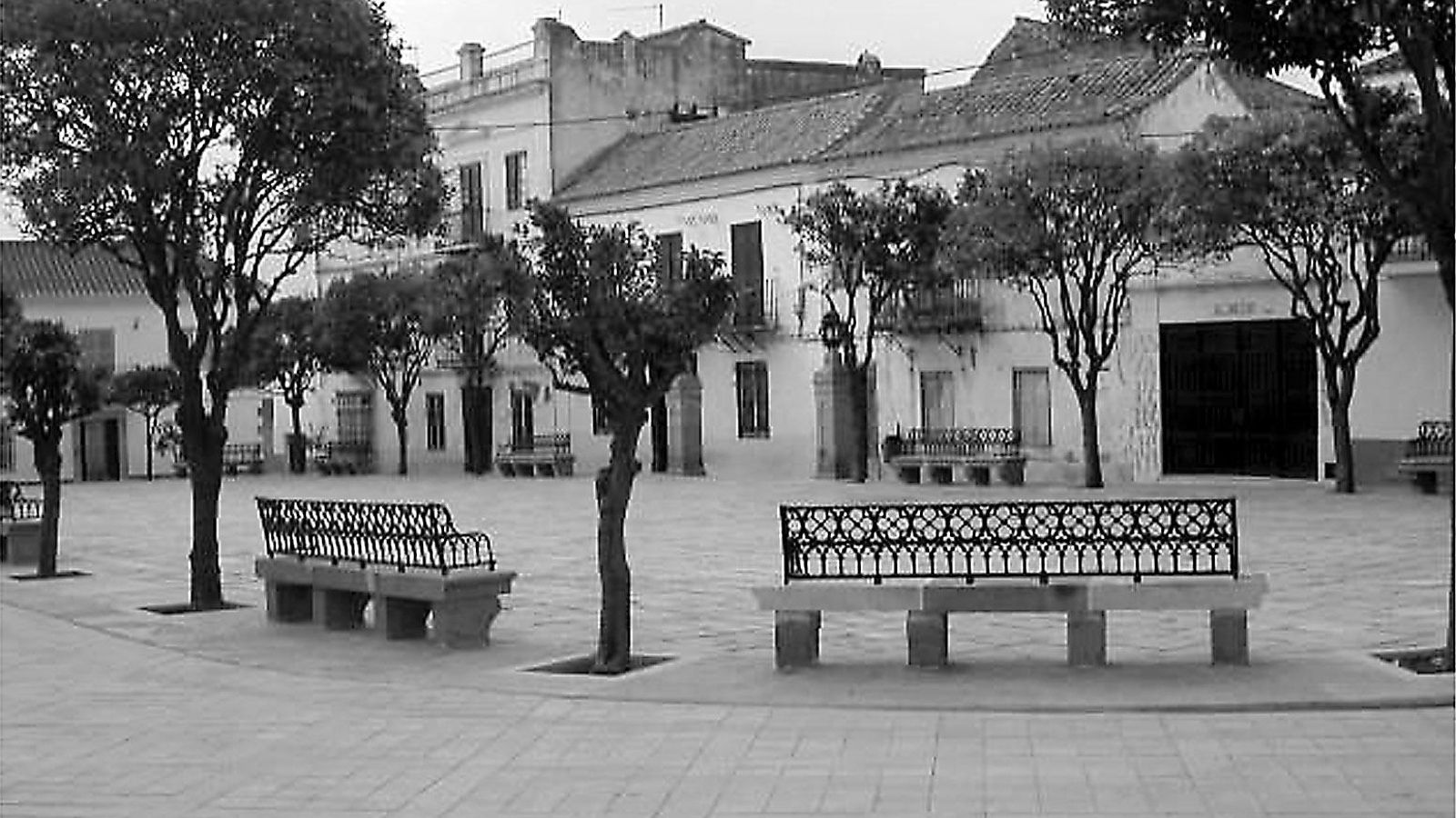 Una vista de la céntrica Plaza de Armas de San Roque.